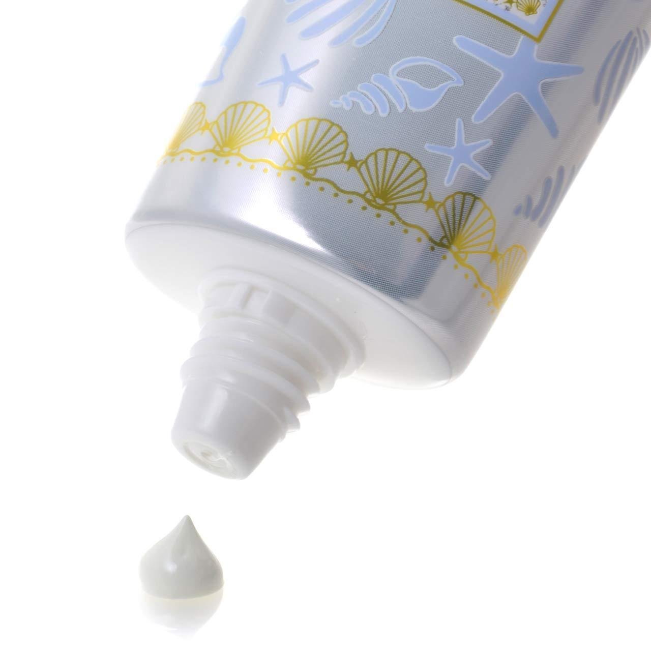Canmake Mermaid Skin Gel UV White 02 SPF50+ PA++++ 40g - Japanese Sunscreen for Face, Whitening & Moisturizing, Perfect for Daily Use & Outdoor Activities
