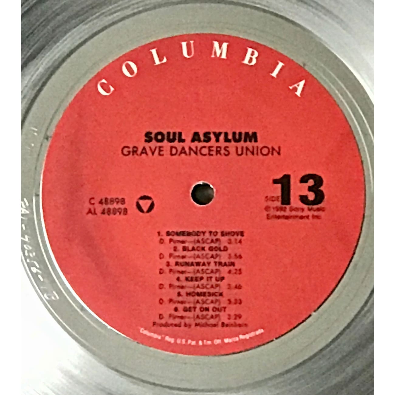 Soul Asylum Grave Dancer's Union RIAA Certified Platinum Album Award - Vintage Music Collectible for Display & Music Memorabilia Enthusiasts
