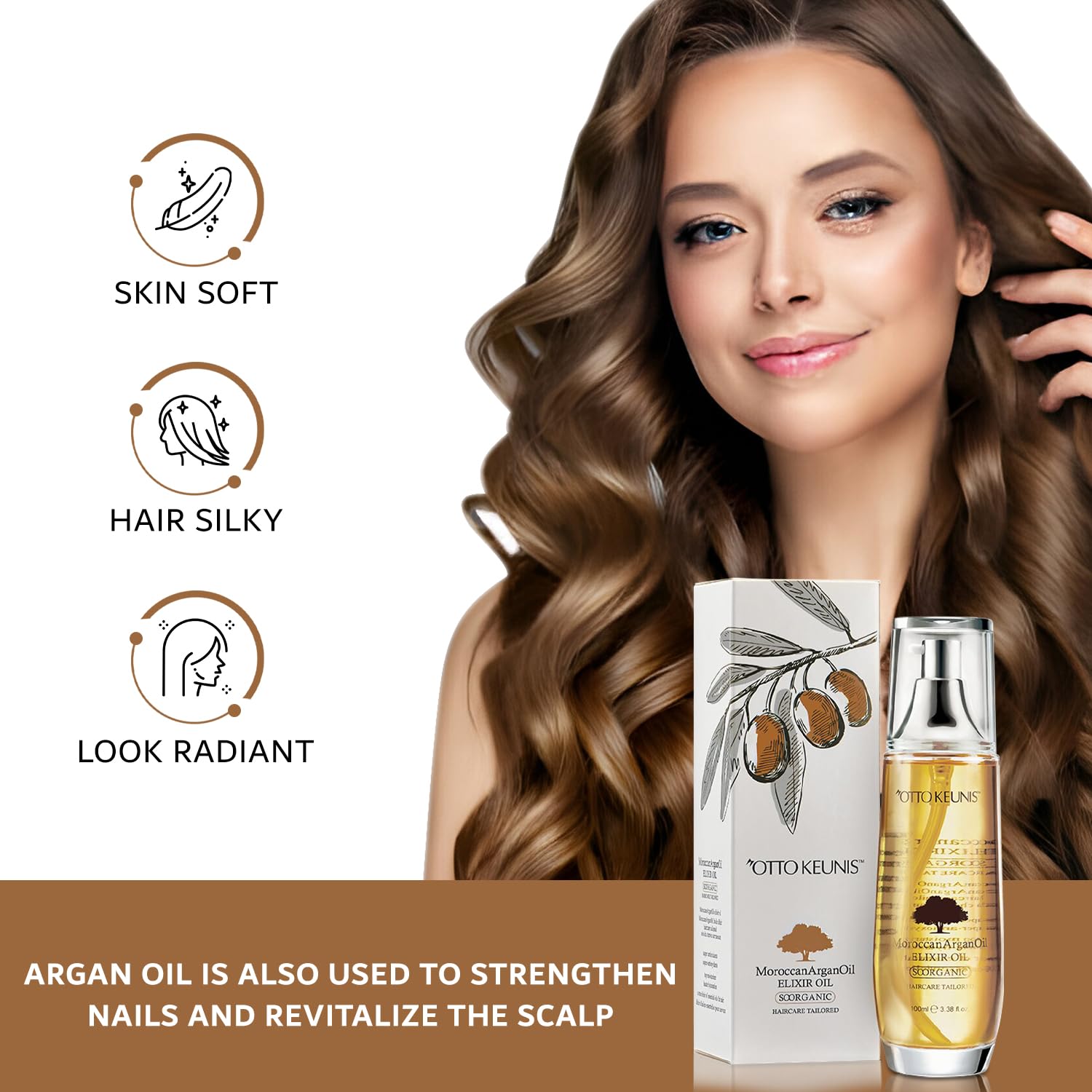 Argan Oil Shampoo & Conditioner Set with Hair Mask - Hydrating & Repairing Treatment for Dry, Damaged Hair - USA Formula for Hot & Humid Climates - Includes Clear Gift Bag - Perfect for Daily Hair Care & Spa Days at Home