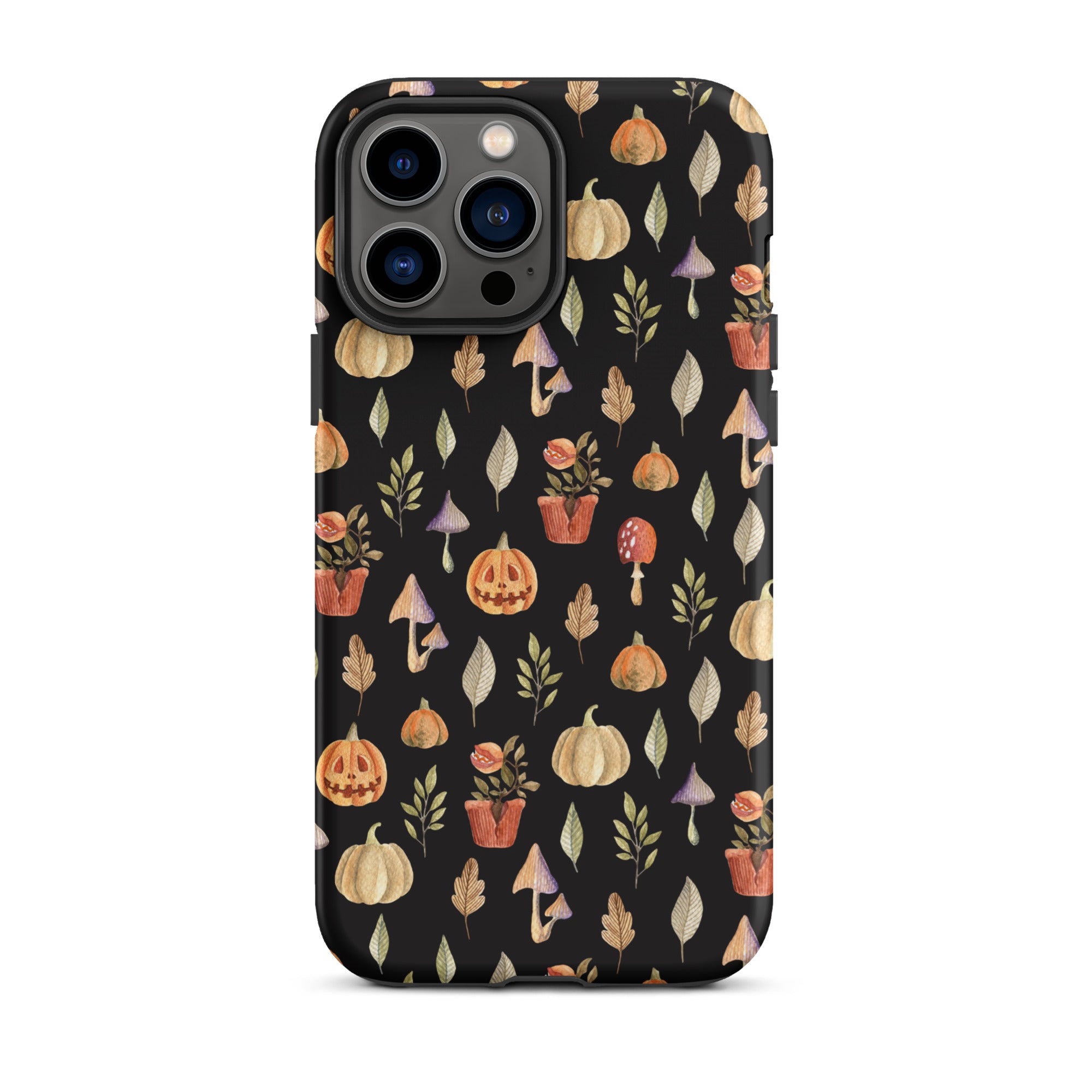 Spooky Halloween Premium iPhone Case - Durable Protective Cover for iPhone 13/14/15 Pro Max - Perfect for Fall Festivals, Trick or Treating & Seasonal Celebrations