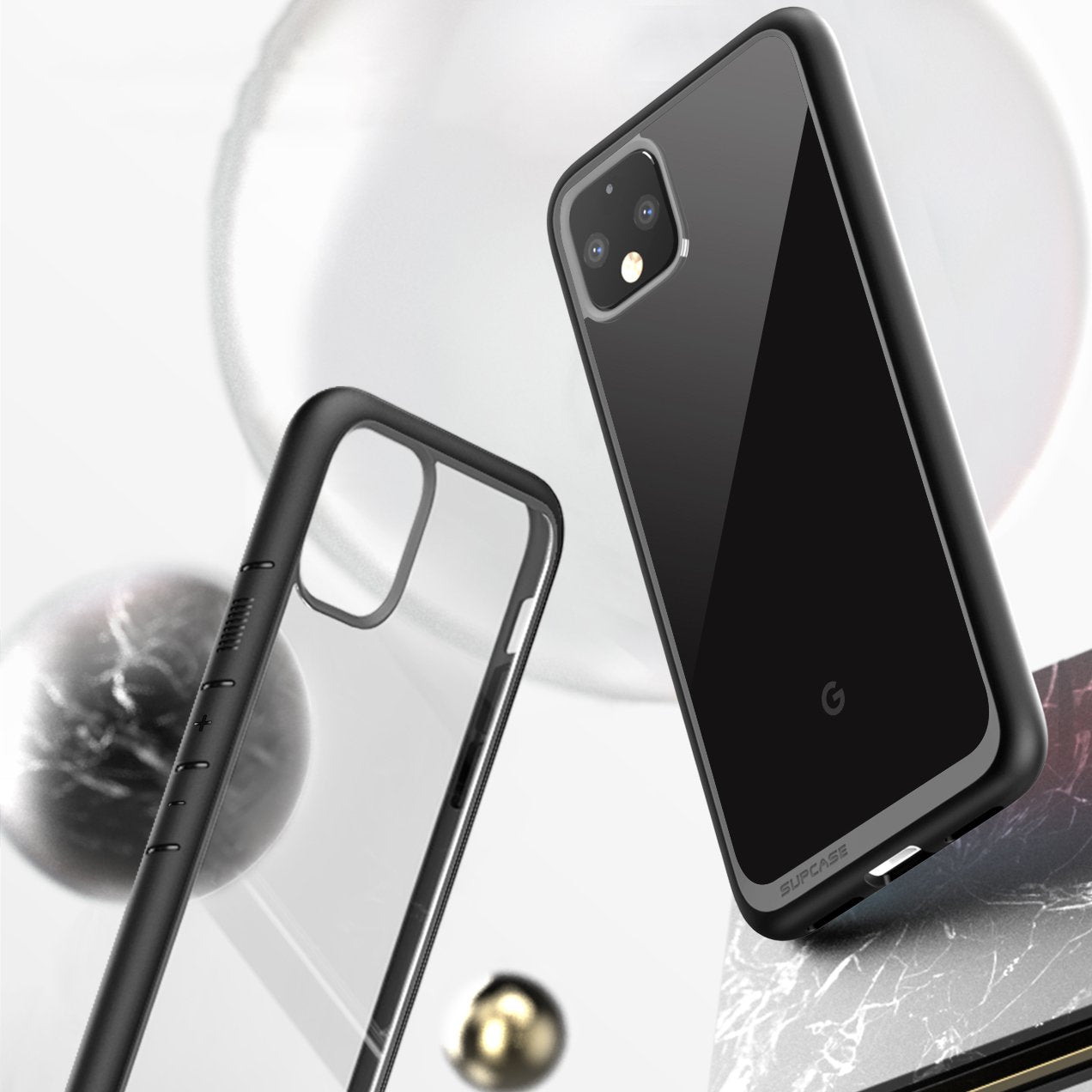 Google Pixel 4 XL Unicorn Beetle Style Clear Case - Slim Protective Phone Cover with Shock Absorption for Google Pixel 4 XL - Perfect for Everyday Use, Travel & Outdoor Activities