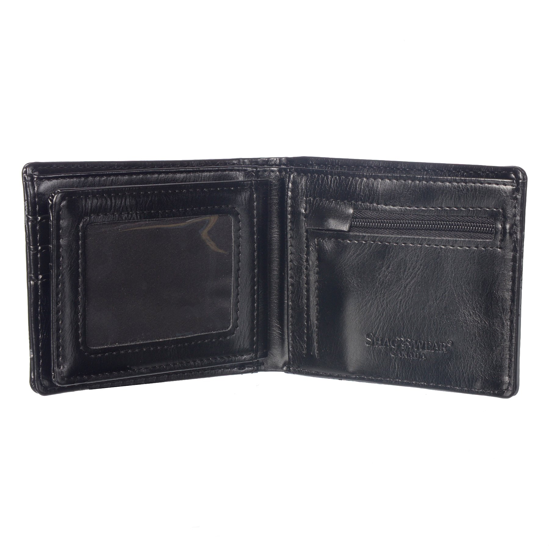 Shag Wear Electric Guitars Wallet for Men & Teens - Vegan Faux Leather Bifold Wallet (4.5