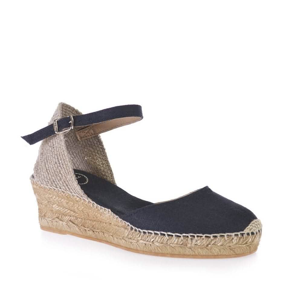Women's Basic Linen Wedge Espadrille Shoes - Comfortable Summer Casual Sandals for Beach, Vacation & Everyday Wear | Romina Collection