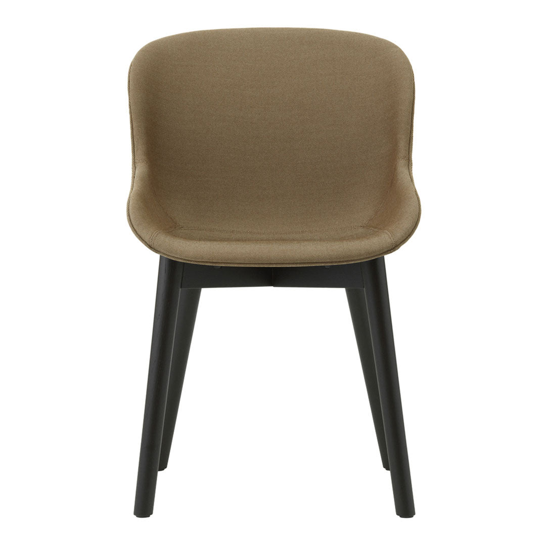 Hyg Side Chair with Wood Base - Fully Upholstered Modern Dining Chair for Kitchen, Living Room & Office | Comfortable Seating Solution for Home & Workspace