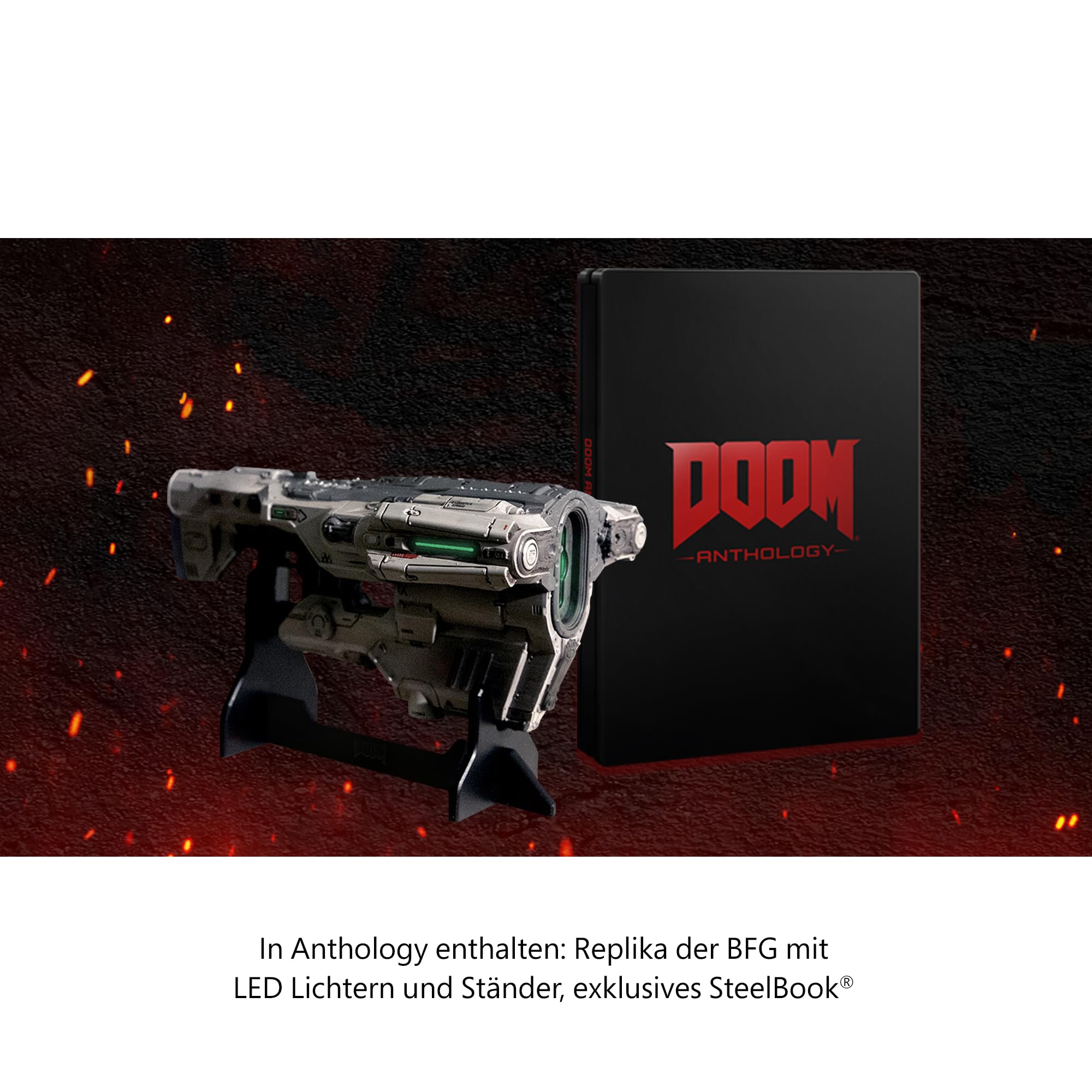 Doom Anthology - PlayStation 4 & 5 Game | Classic FPS Bundle for PS4 & PS5 - Perfect for Horror Action Gaming & Collector's Edition