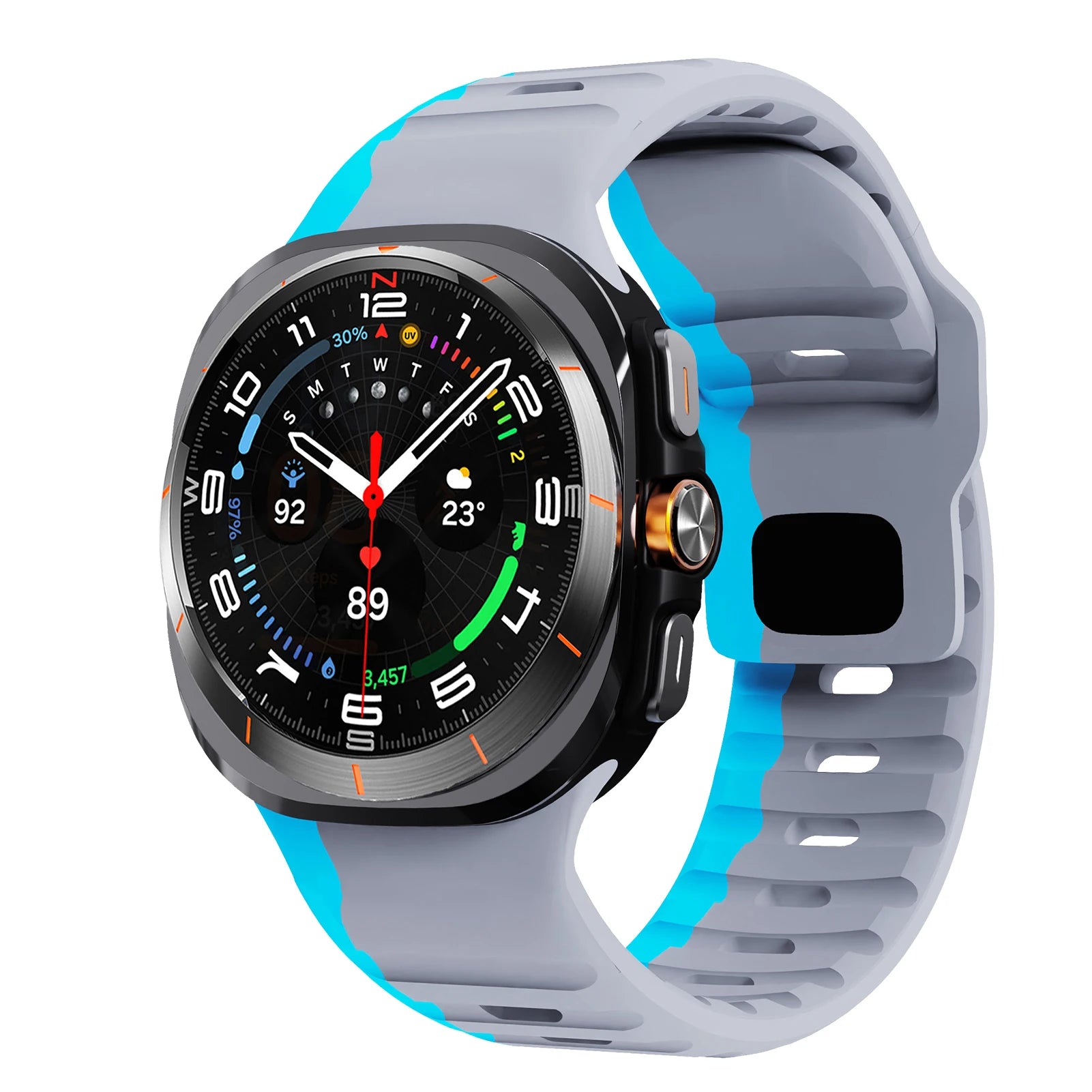 Durable Silicone Bands for Samsung Galaxy Watch Ultra - Sport, Fitness & Outdoor Activity Replacement Straps