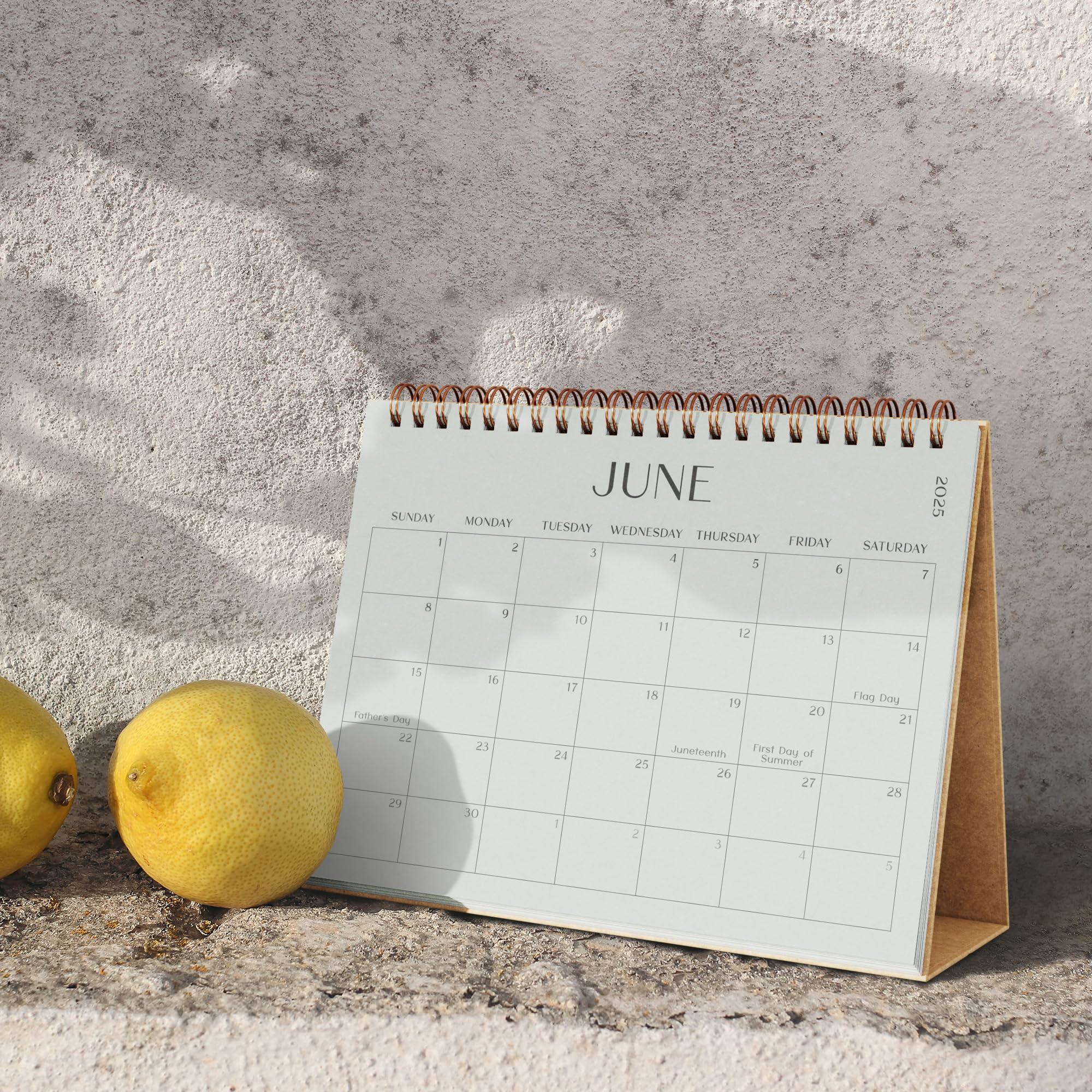 2025-2026 Aesthetic Desk Calendar | August 2024 to June 2026 | Beautiful Small Flip Desktop Planner for Office, Home & School Organization | Perfect for Work Scheduling, Gift Giving & Daily Planning