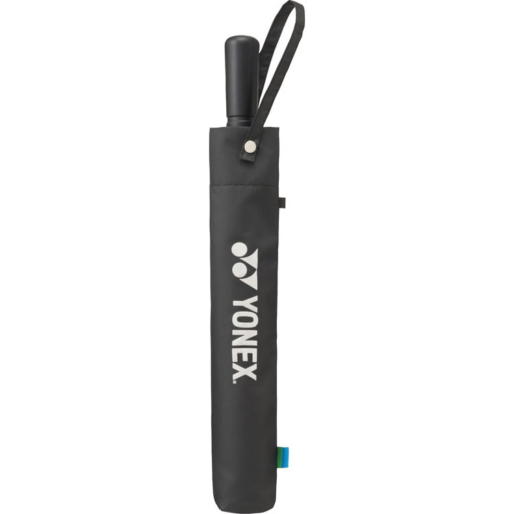 Yonex AC431 Folding Umbrella - Compact Travel Umbrella with Windproof Design (Black) - Perfect for Commuting, Golf, and Outdoor Activities
