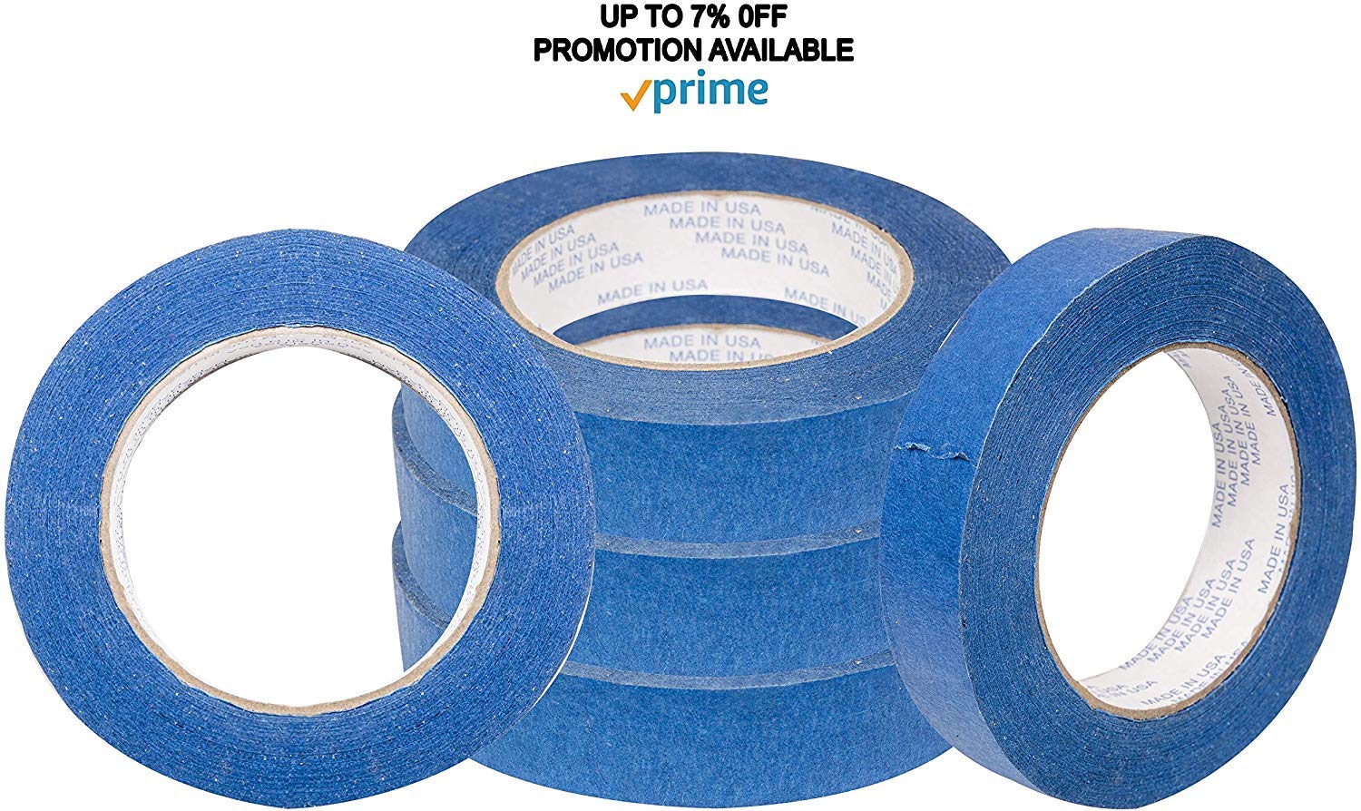 ABC Packing Tape 3 Inches x 60 Yards - 16 Rolls Heavy Duty Blue Painters Tape, 5.7 Mil Thick Packaging & Shipping Tape for Boxes, Walls, Mailing - Perfect for Home Moving, Office Storage & DIY Projects