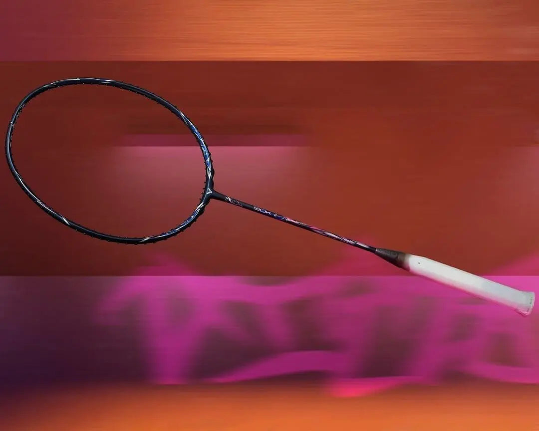 Victor AuraSpeed 90K II (ARS 90K II) Badminton Racket - Shock Blue | Lightweight Carbon Fiber Shuttlecock Racket for Professional & Recreational Players | Perfect for Tournaments & Training Sessions