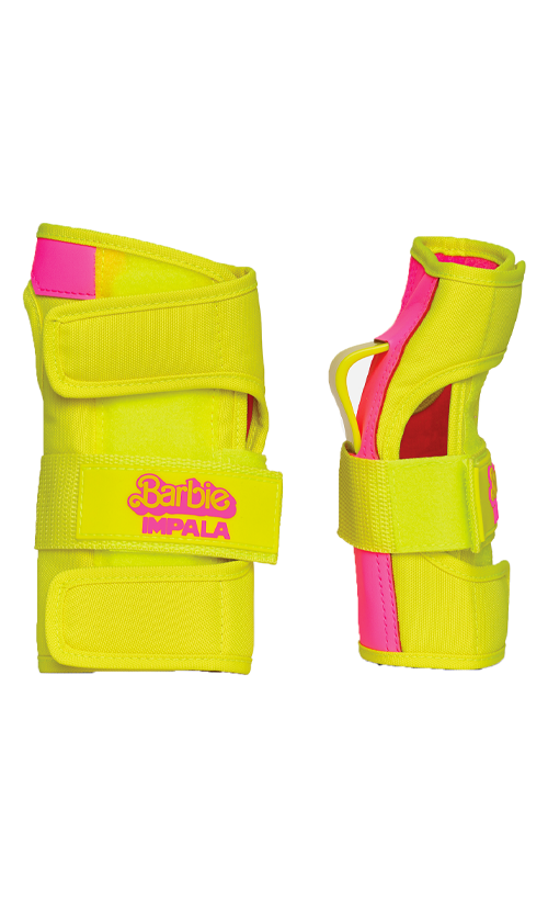 Impala Adult Protective Pad Set - Bright Yellow Knee & Elbow Pads for Skating, Cycling & Rollerblading - Comfortable Safety Gear for Outdoor Sports
