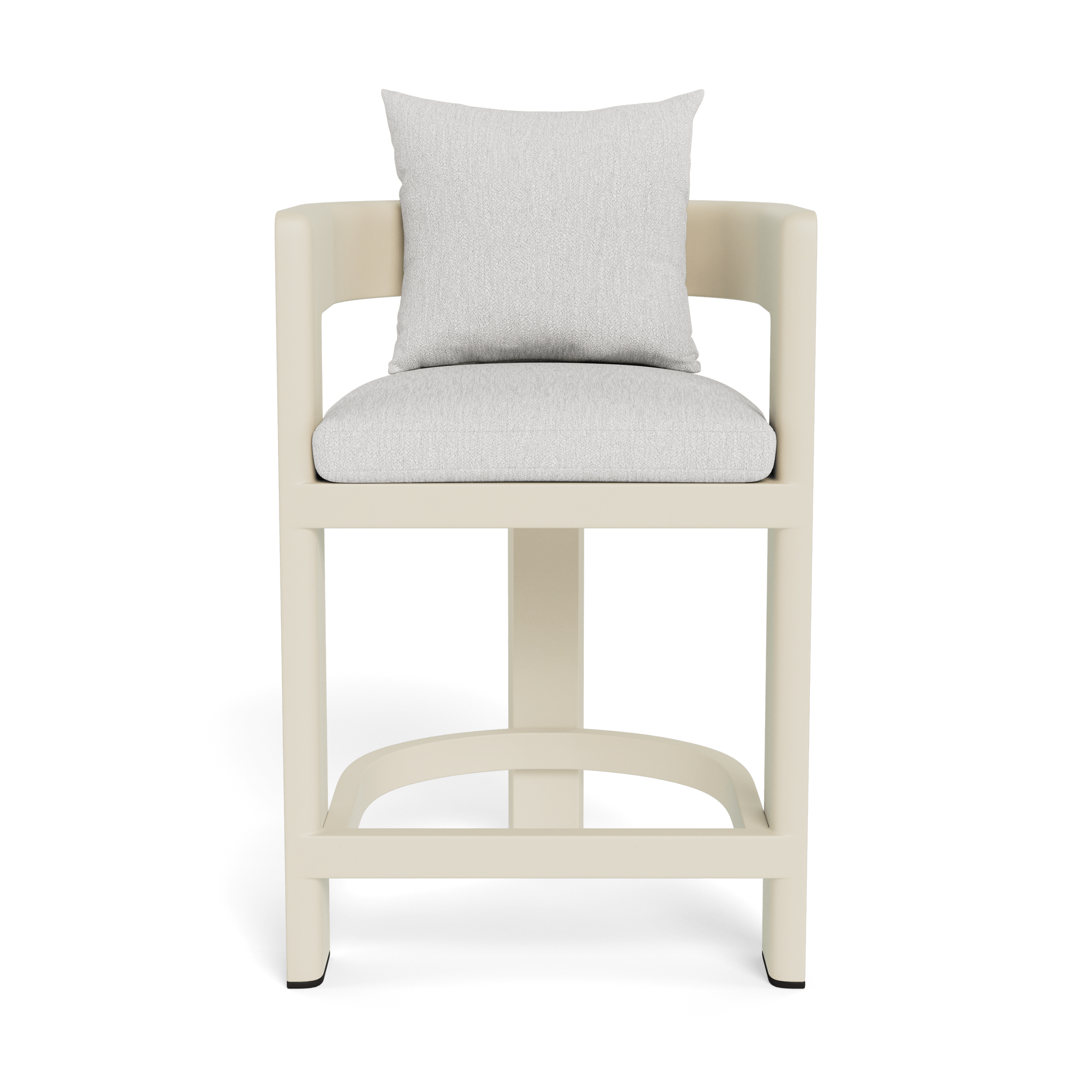 Victoria Aluminum Counter Stool - Modern Bar Stools for Kitchen Island, Breakfast Nook & Home Bar - Adjustable Height & Comfortable Seat - Perfect for Dining, Entertaining & Small Spaces