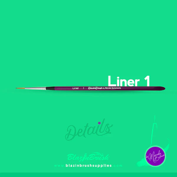 Blazin Brush Liner - Professional Makeup Eyeliner Brush for Precise Winged Eyeliner & Smokey Eye Looks | Perfect for Everyday Makeup & Special Occasions