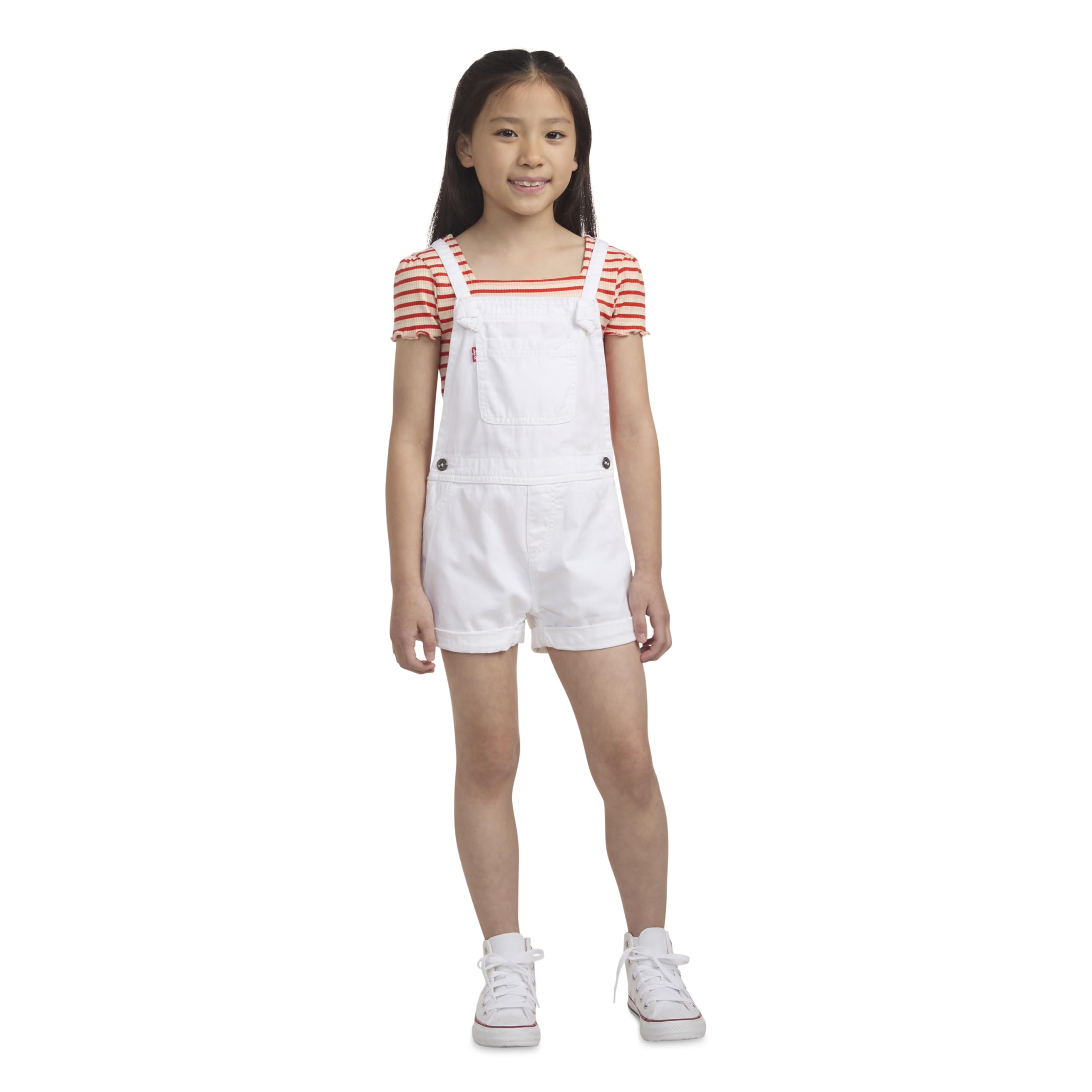 Levi's Baby Boys Denim Shortalls Rompers - Stylish & Comfortable Outfit for Toddlers - Perfect for Playdates, Daycare & Summer Adventures