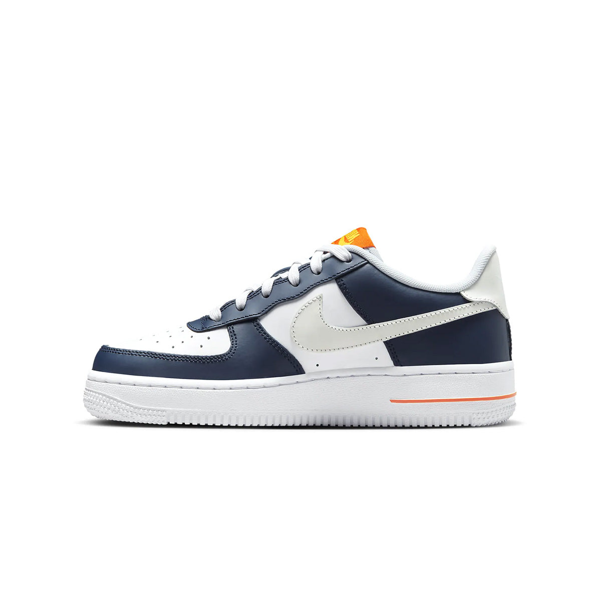 Nike Kids Air Force 1 LV8 Sneakers 'Midnight Navy' - Comfortable Basketball Shoes for Boys & Girls - Perfect for School, Sports & Casual Wear