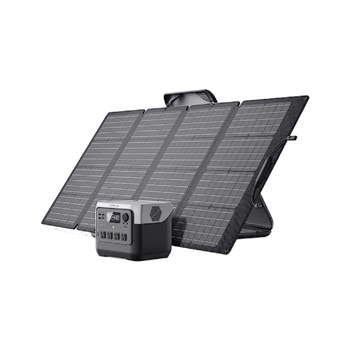 EcoFlow RIVER 2 Pro Portable Power Station with 160W Solar Panel | 768Wh Solar Generator for Camping, RV, Emergencies & Off-Grid Power