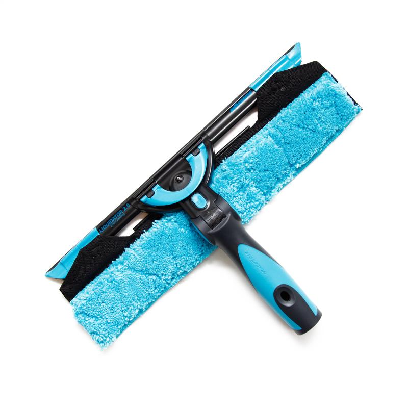 Moerman F*LIQ Excelerator 2.0 Complete Window Cleaning Squeegee Kit - Professional Glass Cleaner Tool for Home & Commercial Use