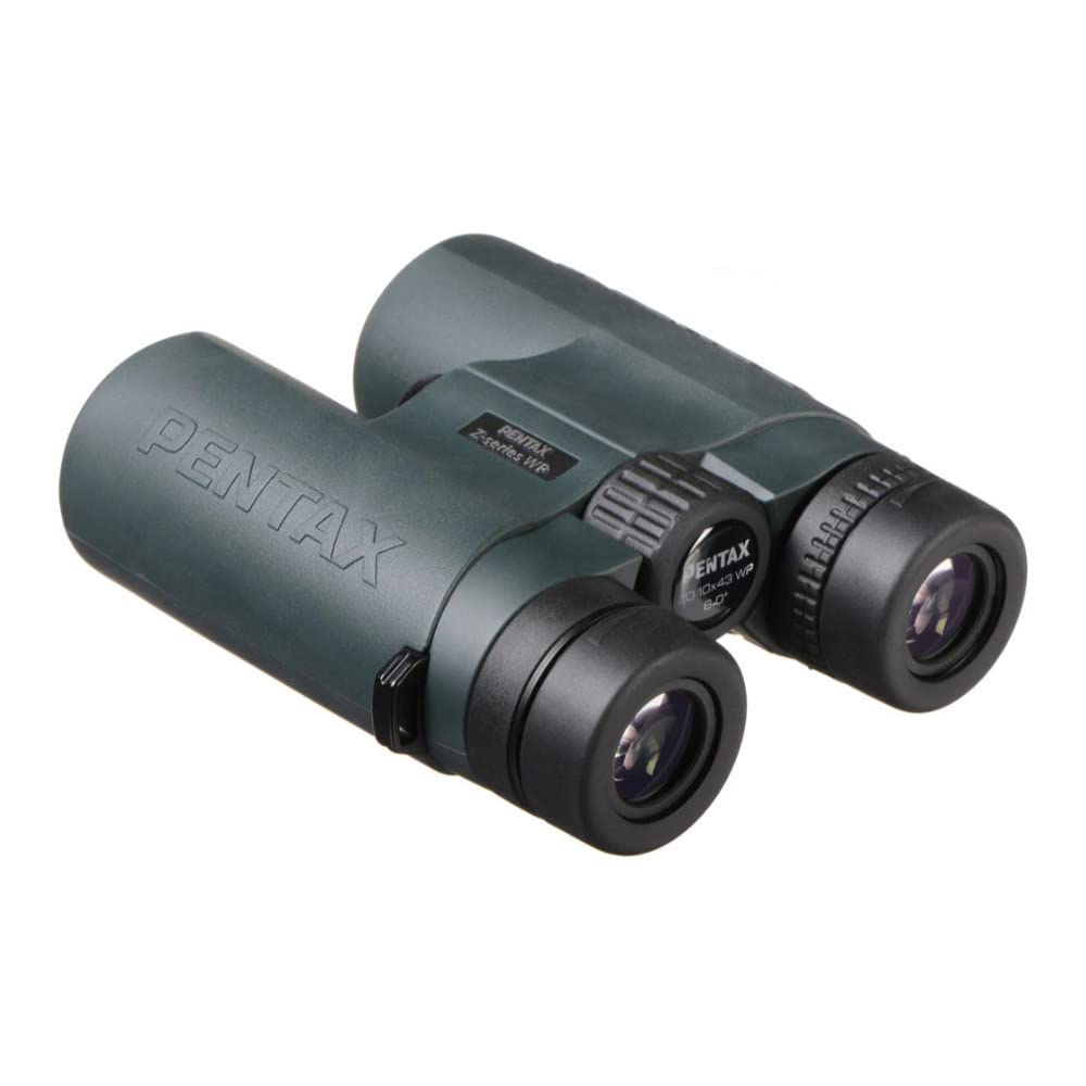 Pentax Z-Series ZD 10x43mm Waterproof Roof Prism Binoculars with Harness & Lens Pen - Perfect for Bird Watching, Hunting, and Outdoor Adventures