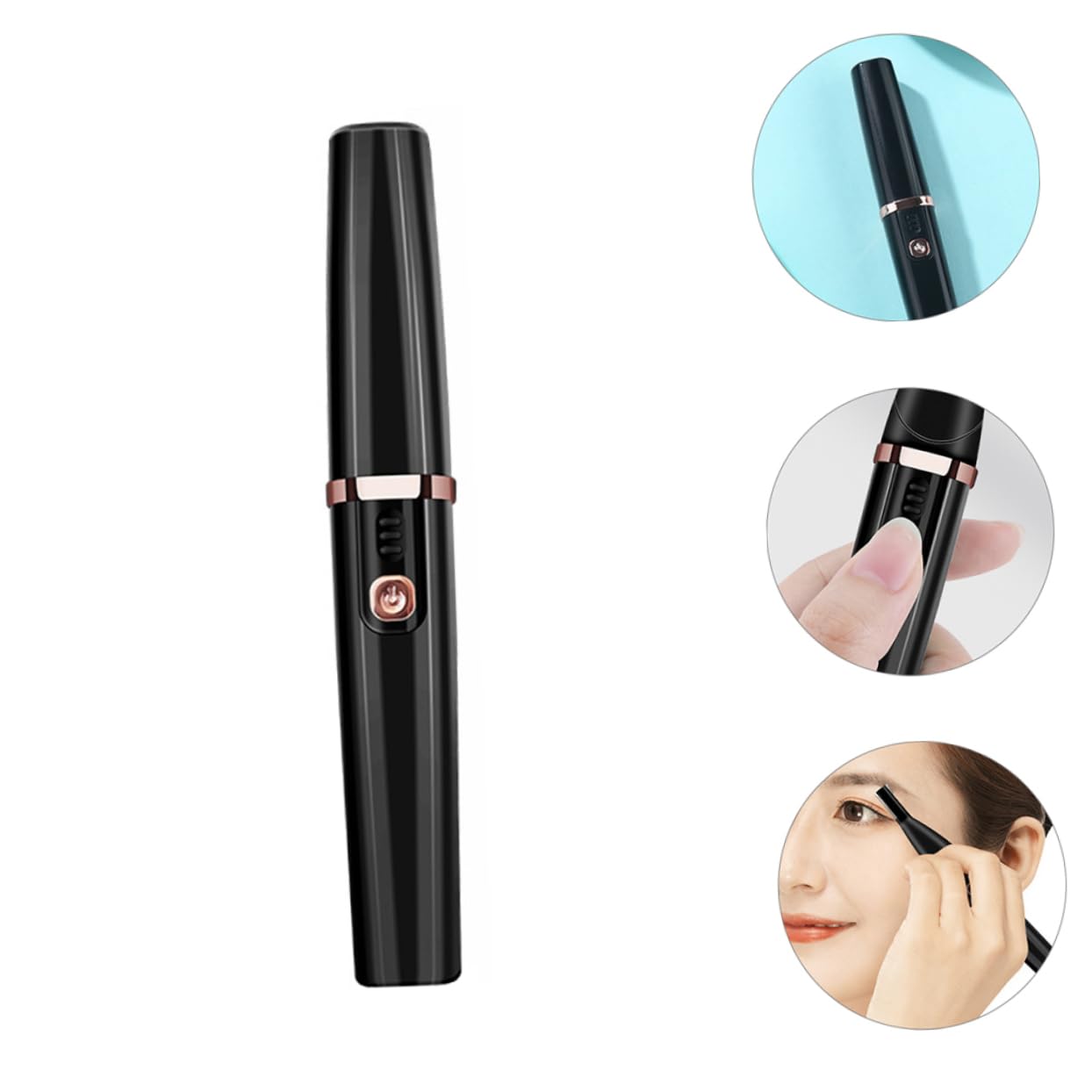Baluue Electric Eyebrow Trimmer for Women - Facial Hair Remover, Epilator & Shaver - 1PC Black | Painless Eyebrow Shaping, Smooth Skin | Perfect for Travel, Home & Salon Use