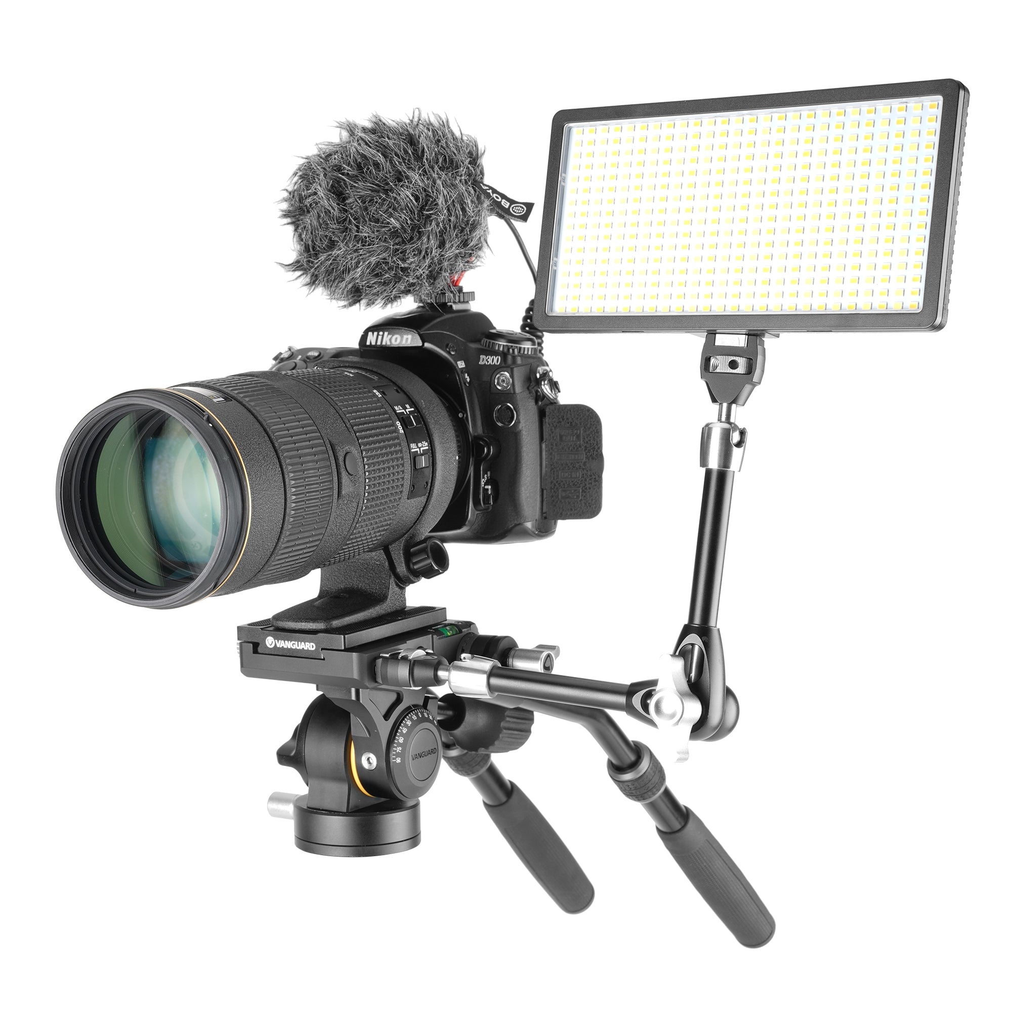 VEO PV 18 Fluid Video Head for DSLR Cameras & Optics - Professional Smooth Panning for Photography & Videography - Perfect for Travel Vlogging, Film Making & Studio Shoots