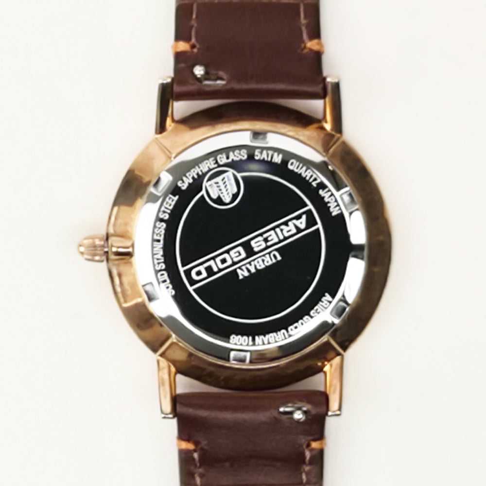 Aries Gold Urban Tango L 1008 RG BEI - Stylish Rose Gold Plated Bracelet for Women, Perfect for Parties, Date Nights & Special Occasions