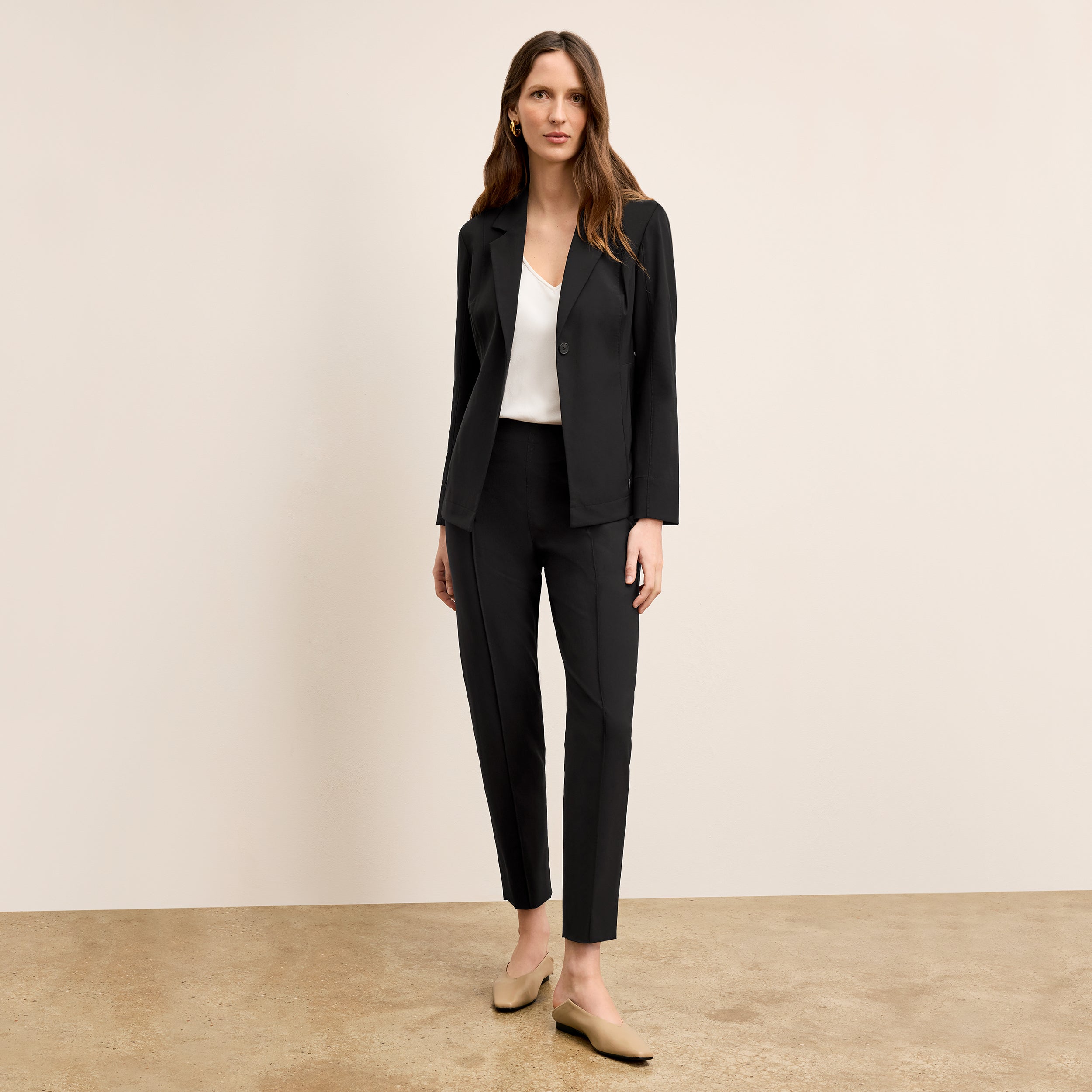 Colby Travel Pants for Men - OrigamiTech Stretch Wrinkle-Free Black Dress Pants for Business & Casual Wear - Perfect for Office, Commuting, and Travel