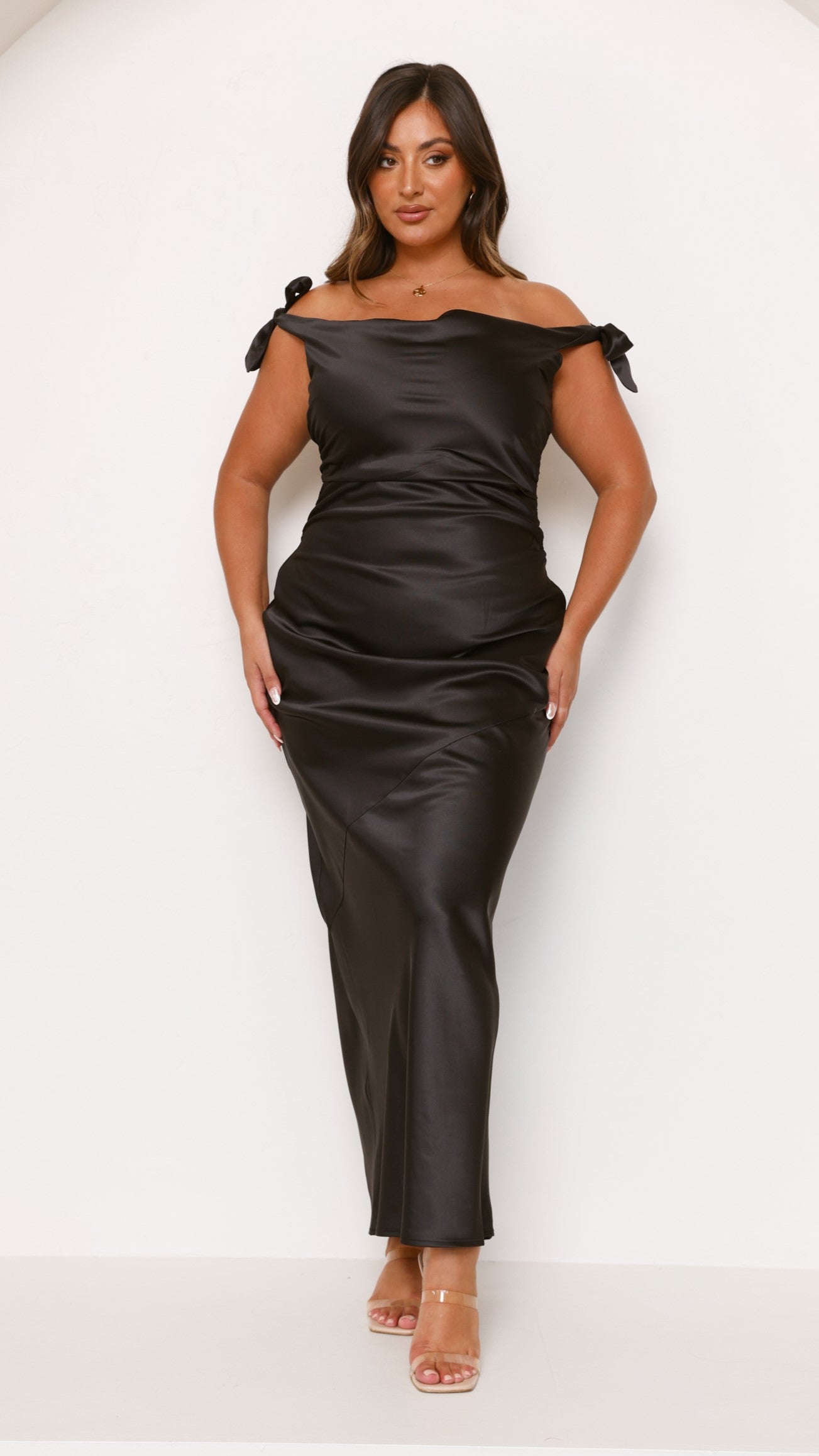 Frida Maxi Dress - Elegant Black Long Flowy Dress for Women | Perfect for Beach, Vacation & Summer Outfits