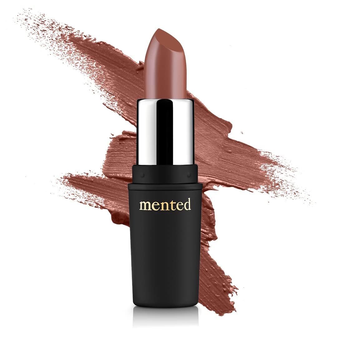Mented Cosmetics Nude Lipstick for Women - Semi-Matte Long Lasting Vegan Lipstick, Moisturizing & Cruelty-Free, Paraben-Free, Flatters All Skin Tones | Perfect for Everyday Makeup, Office Wear & Date Nights