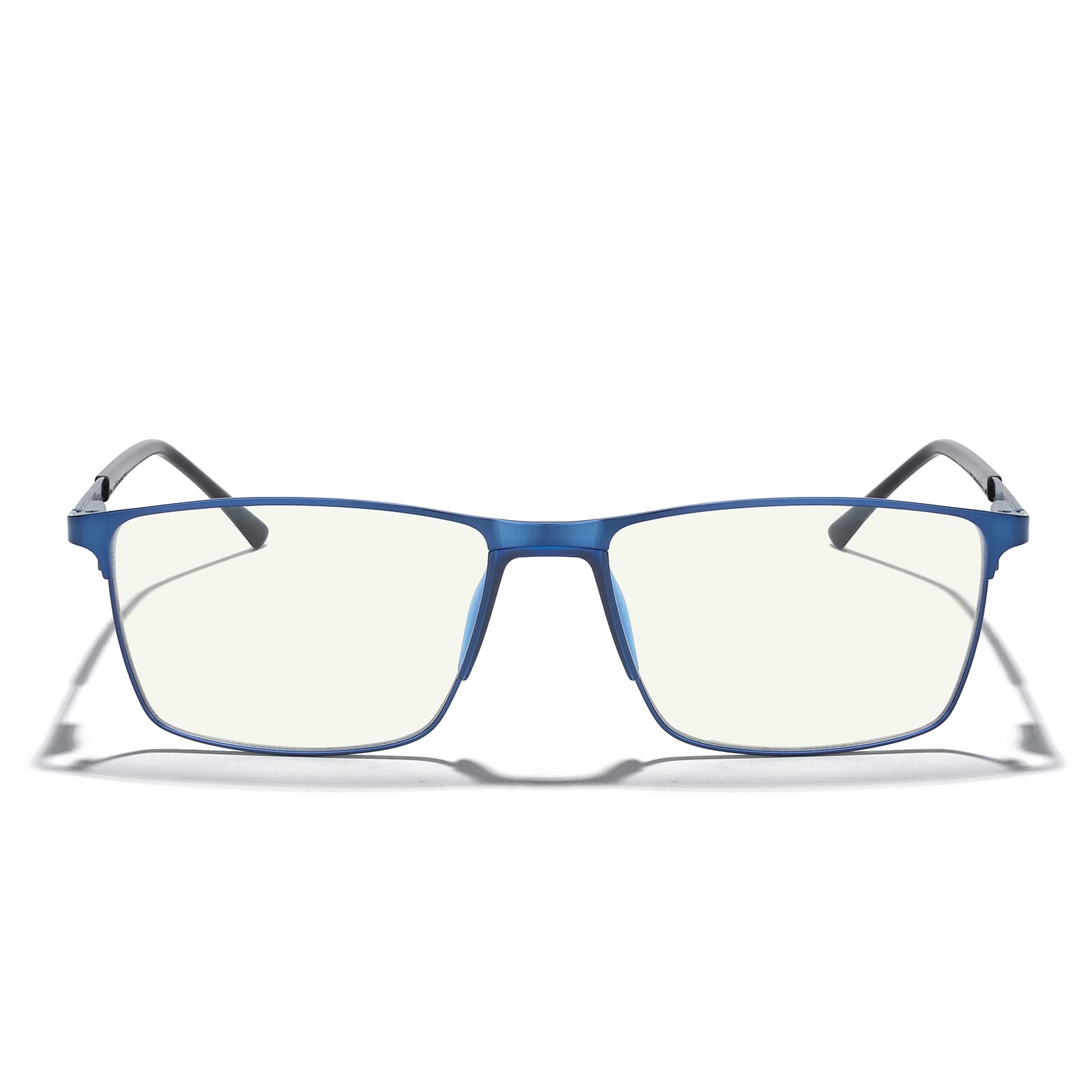 Blue Light Blocking Glasses for Men - MERRY'S Fashion Reading Glasses with Metal Frame & Spring Hinge - Computer Glasses for Office Work, Gaming & Screen Time Protection