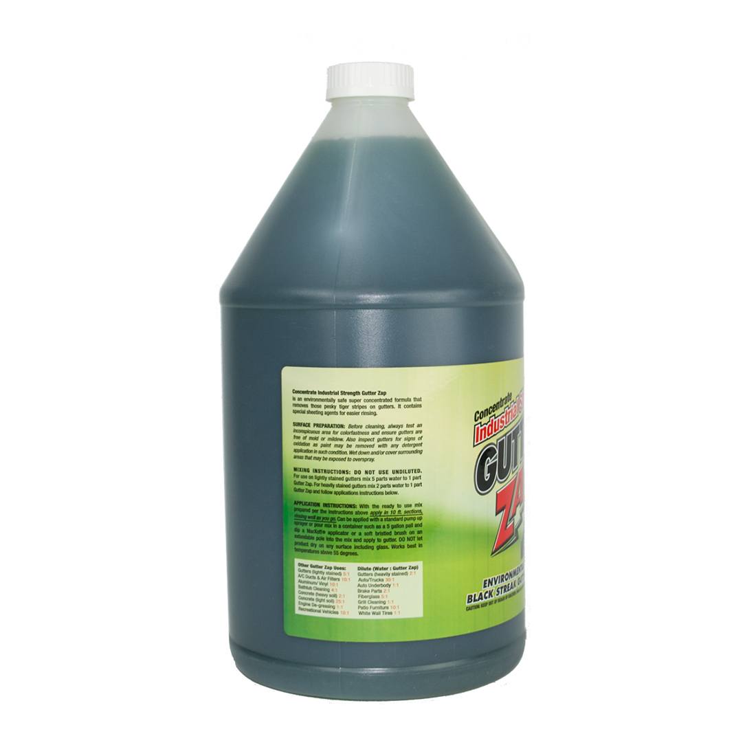 Xterior Gutter Zap Gutter Stain Remover - Powerful Outdoor Cleaning Solution for Gutters, Downspouts & Roof Stains | Removes Tough Stains, Mold & Mildew | Perfect for Home Maintenance & Exterior Cleaning