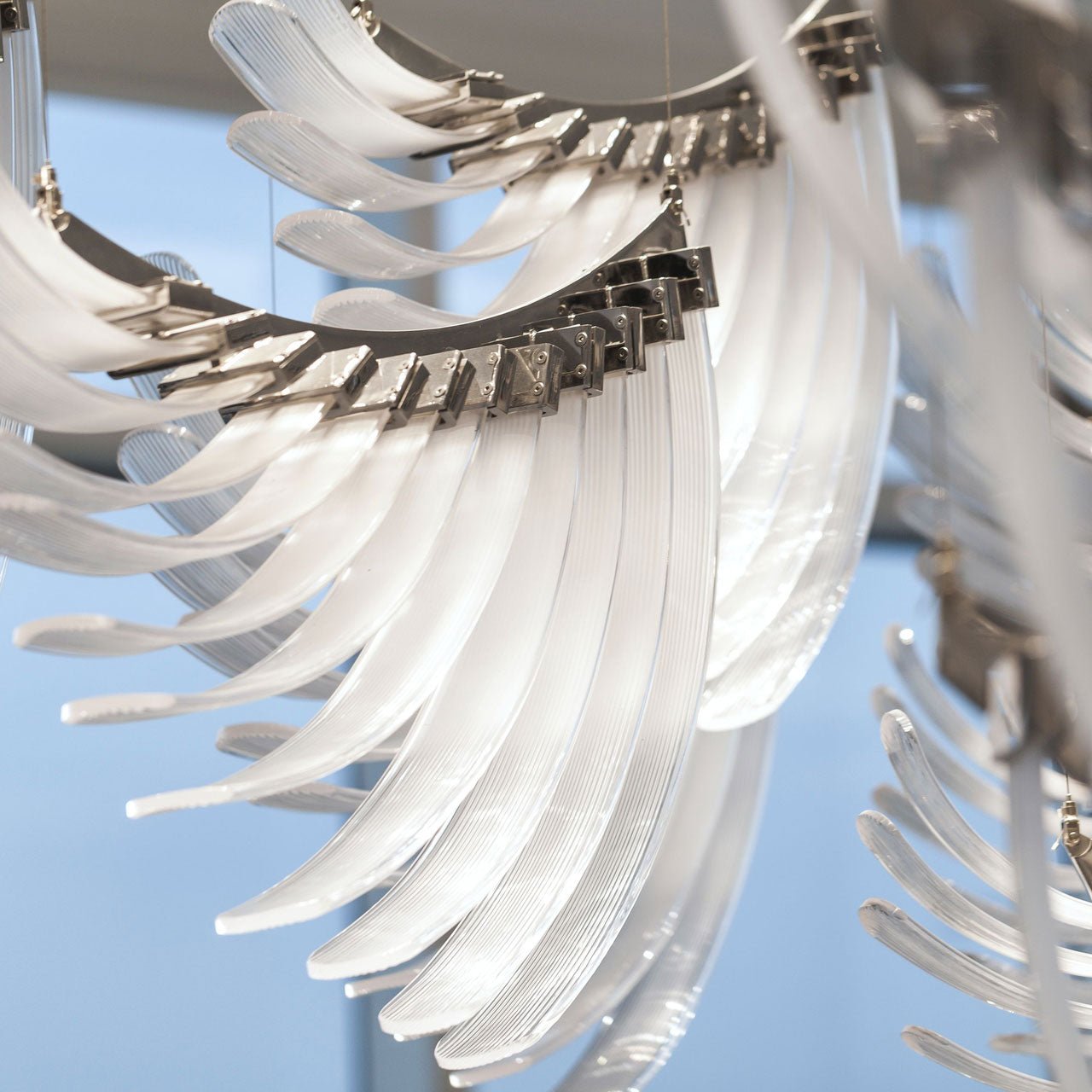 Elegant Bird Feather Wings Chandelier - Handmade Bohemian Style Ceiling Light Fixture for Living Room, Bedroom & Dining Room Decor