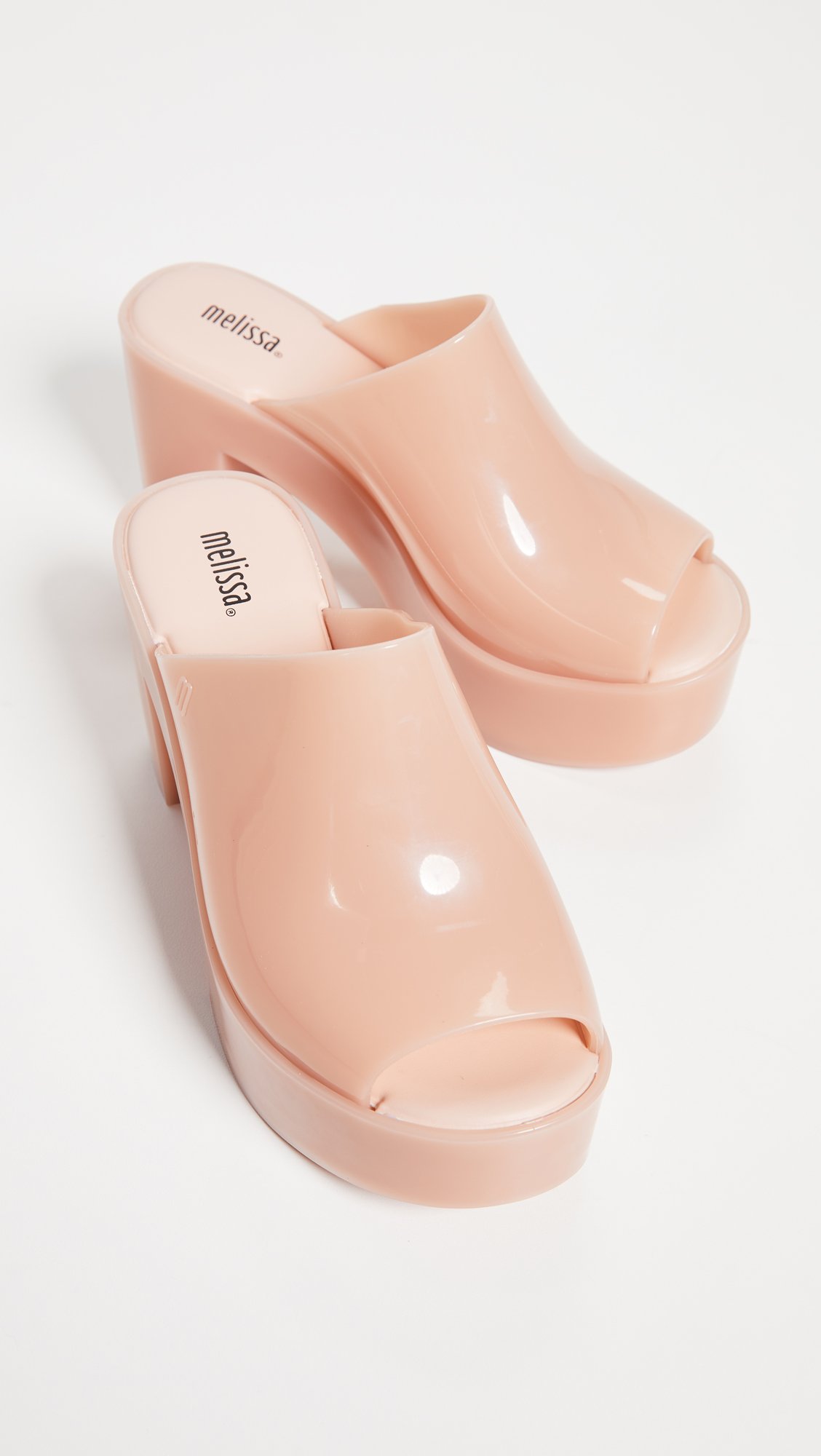 Melissa Women's Platform Mule Sandals - Pink Matte | Comfortable Summer Slide Sandals for Women | Perfect for Beach, Pool, and Casual Outings