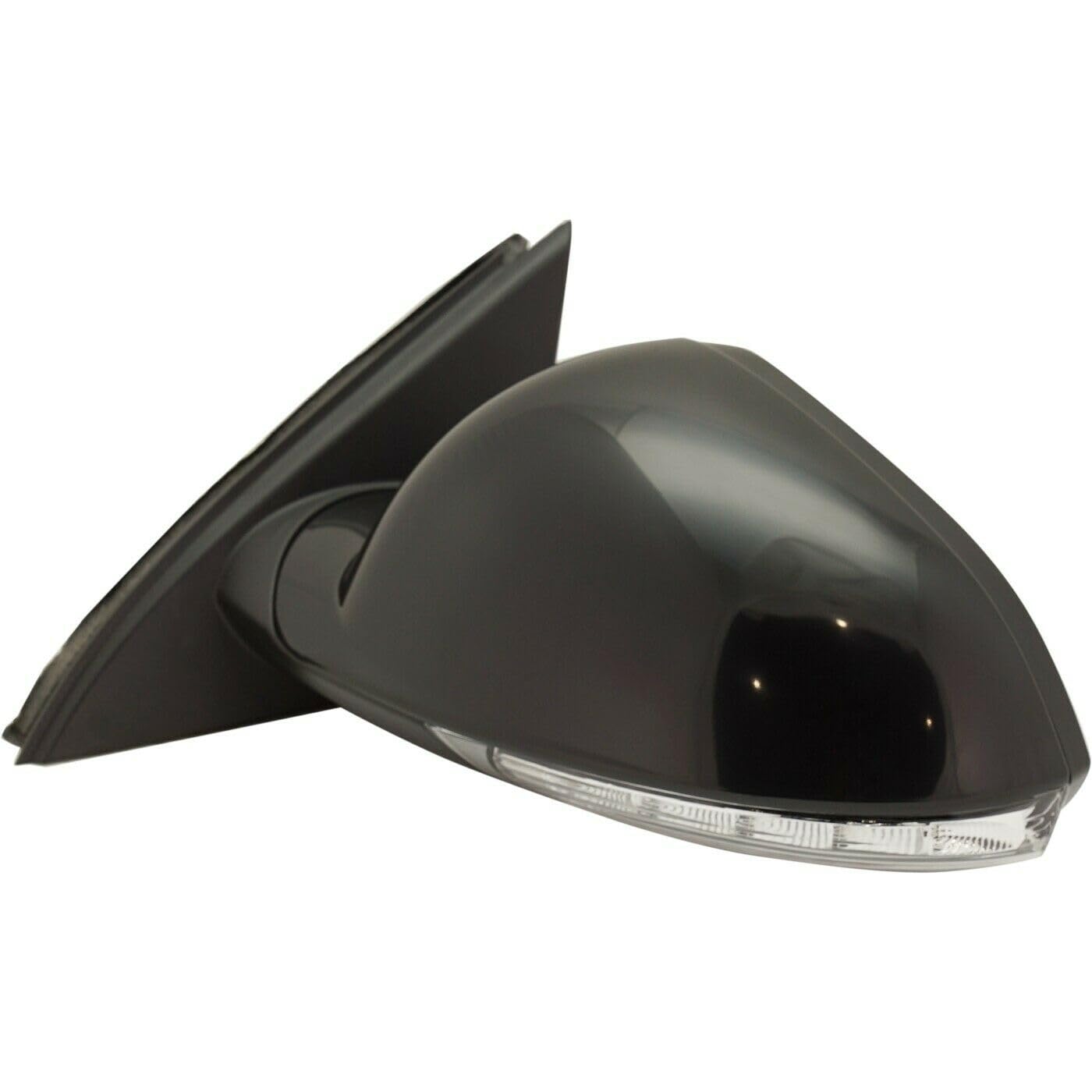 1pc Left Driver Side Paintable Power Heated Manual Folding Exterior Door Mirror for Buick Regal Base 2012-2017 & GS 2012-2017 - Perfect Replacement for Damaged Mirrors, Enhances Driving Safety in All Weather Conditions