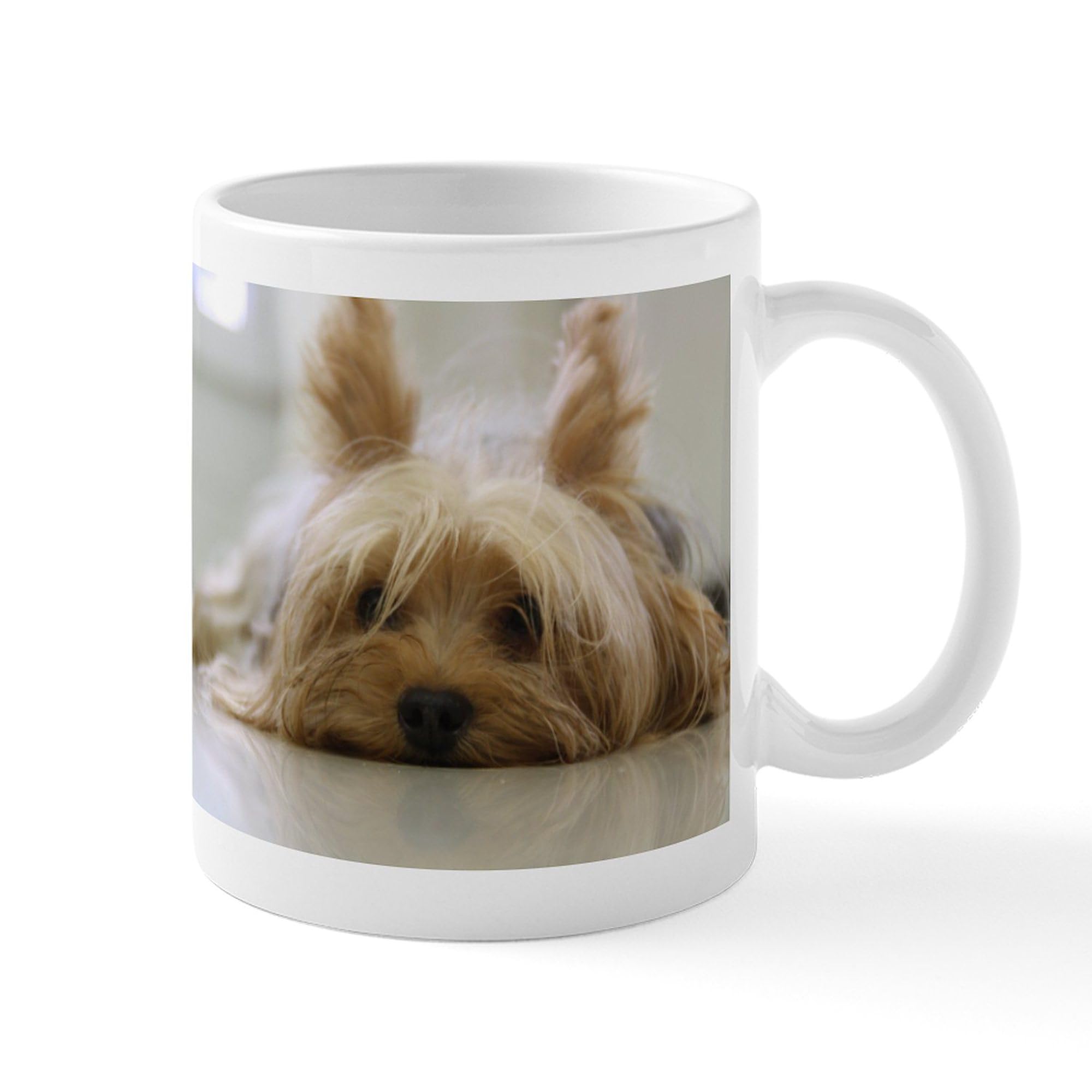 Yorkie Dog Ceramic Coffee Mug 11 oz (325 ml) - Perfect for Tea, Hot Chocolate & Office Use | CafePress