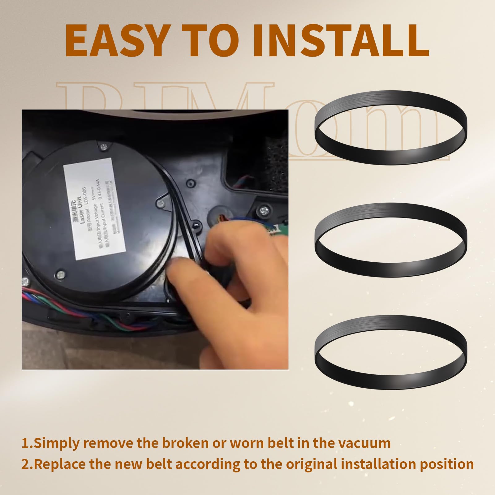 Original Title: A20-R2 A20R2 Replace Flat Vacuum Belts for Riccar Upright Vacuum Cleaners (3 Pack)   Optimized Title: **Riccar A20-R2 Replacement Vacuum Belts (3-Pack) - Compatible with Upright Vacuum Cleaners - Durable & Easy to Install for Home & Office Cleaning**