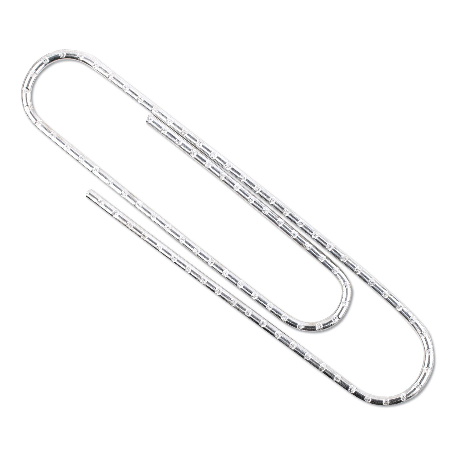 ACCO Premium Heavy Gauge Wire Paper Clips - Jumbo Non-Skid Silver Clips (100/Box, 10 Boxes/Pack) for Office, School & Document Organization