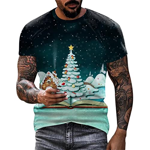 G07 Mens Christmas Shirt Snowflakes H