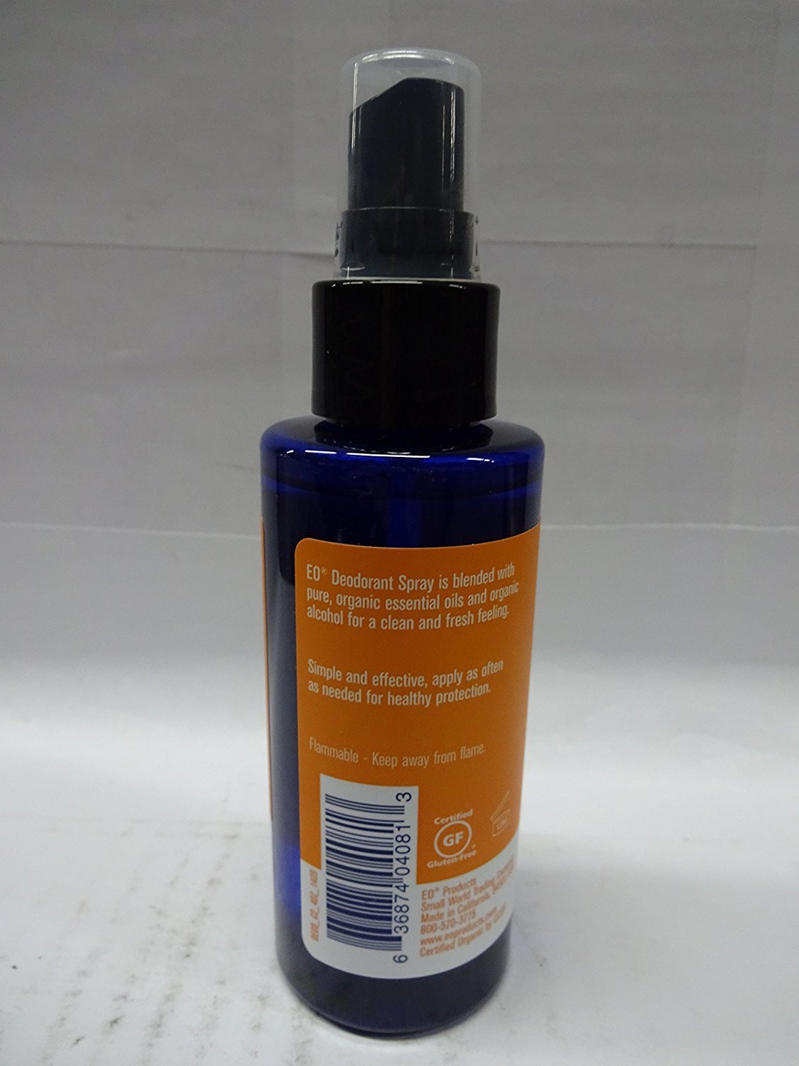 EO Organic Deodorant Spray - Citrus Scent, 4 fl oz | Natural & Aluminum-Free Deodorizer for Women & Men | Perfect for Gym, Travel & Daily Freshness
