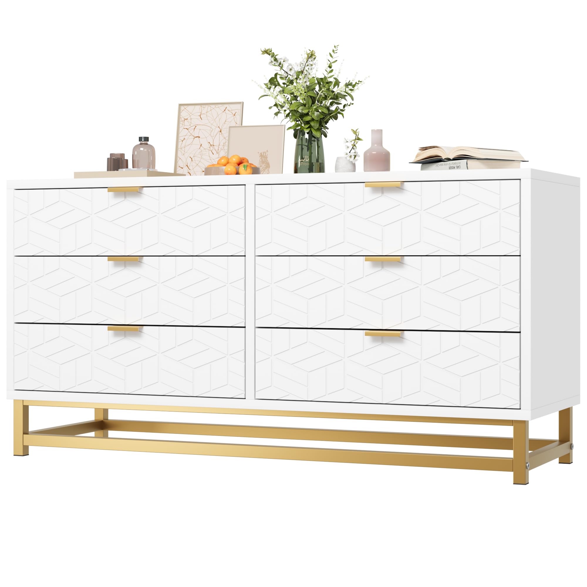 GAOMON TD-XTD-10 White Kitchen Cabinet - Modern Storage Solution for Home & Office Organization