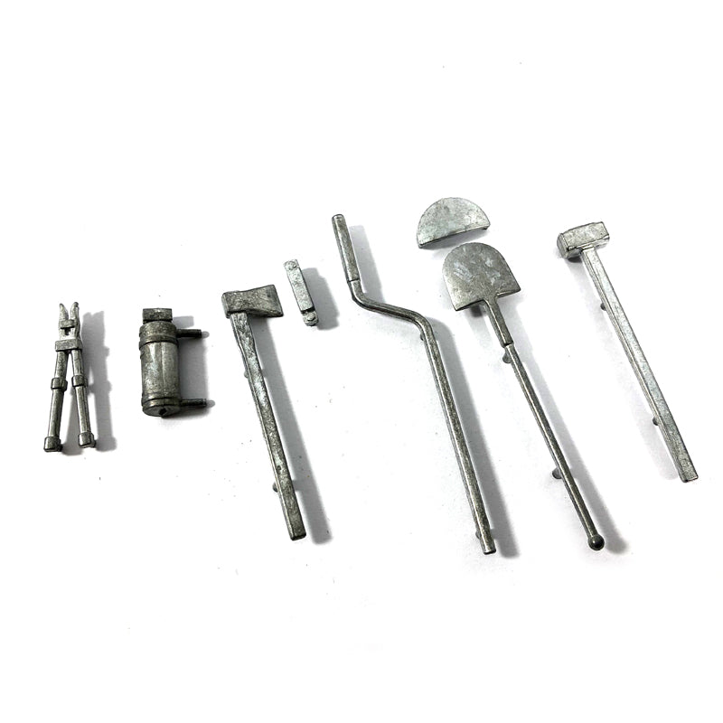 1/16 Scale German King Tiger RTR RC Tank Metal Driver's Vision Port Tool Set with LED Light & Sprocket Hubs - Perfect for Military Model Enthusiasts and Collectors