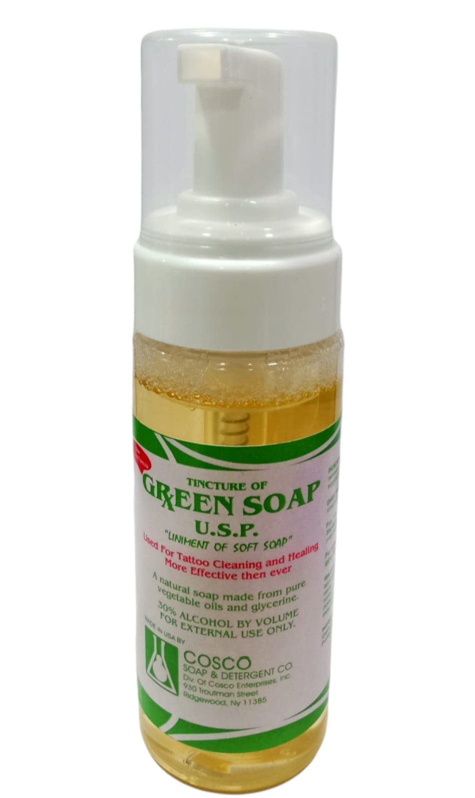 Tattoo Green Soap USP Liniment - 150ml Professional Tattoo Aftercare | Gentle Cleansing for Fresh Tattoos & Skin Care | Perfect for Tattoo Artists & Healing Skin