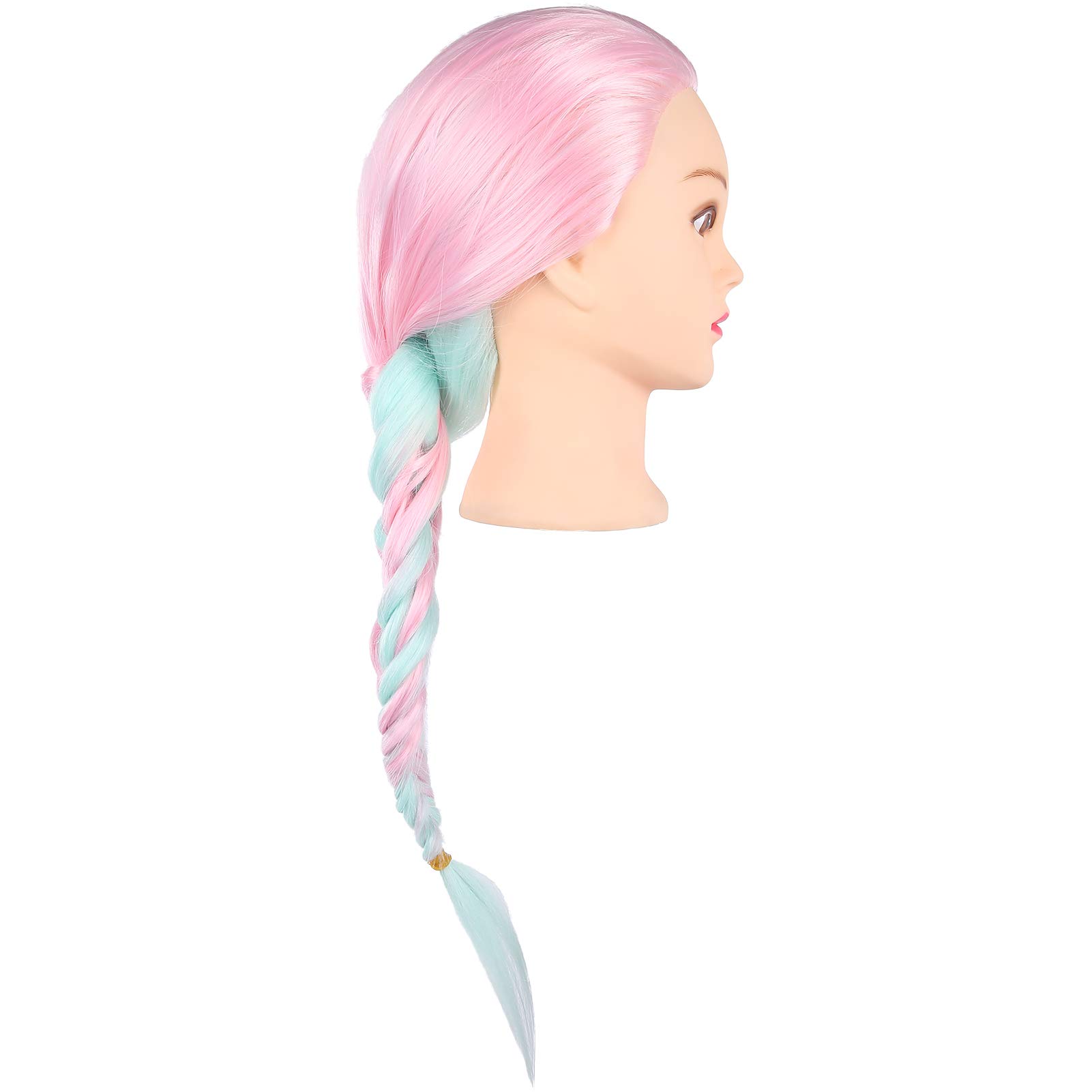 Professional Mannequin Head for Hair Styling Practice - Realistic Cosmetology Training Head for Barbers & Hairdressers - Perfect for Hair Cutting, Braiding & Styling Training - Ideal for Salon Apprentices & Beauty School Students