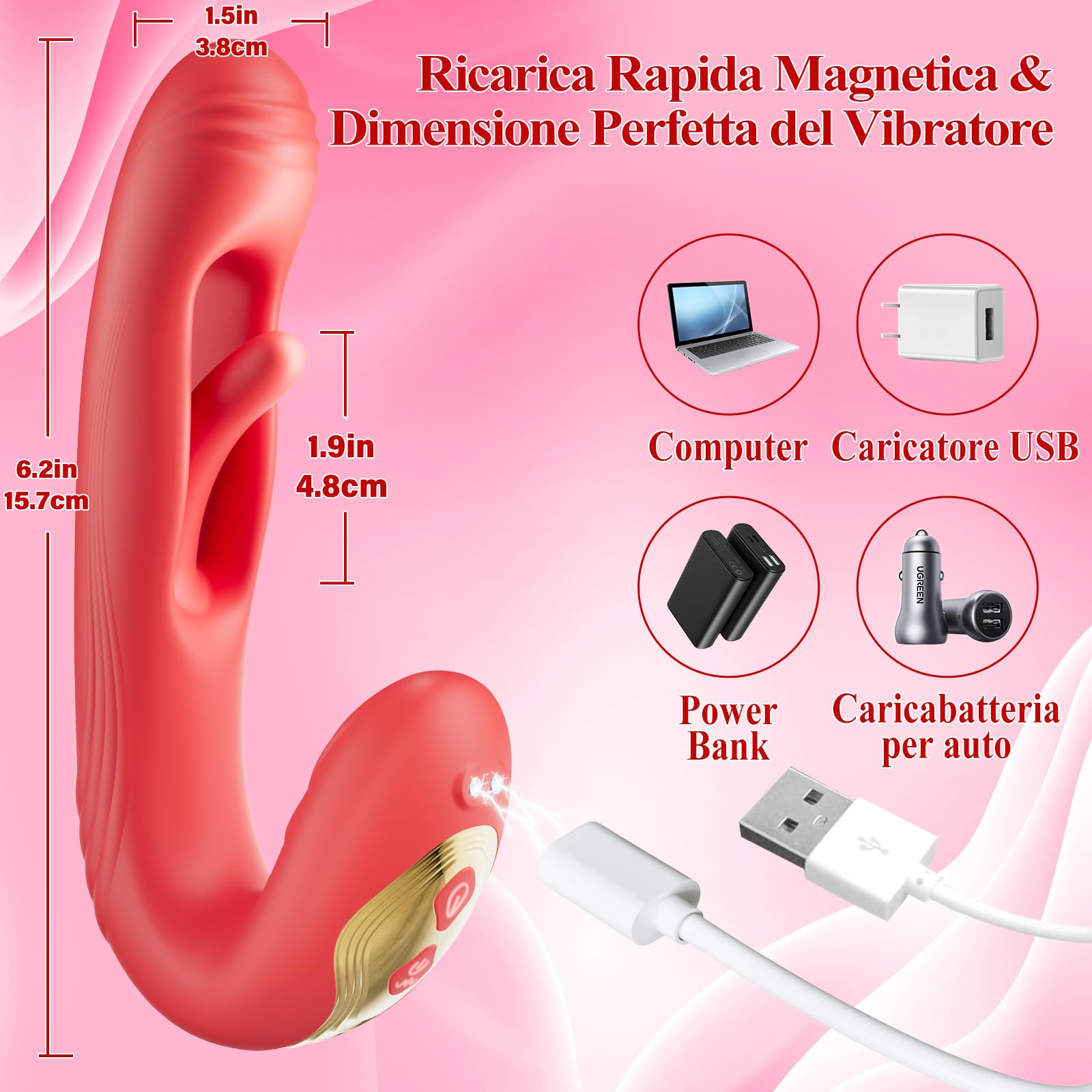 Wireless Clitoral Vibrator for Women - Remote Control Sex Toy with 9 Vibration Modes, G-Spot Stimulator for Couples & Solo Play, Rechargeable Waterproof Adult Toy for Enhanced Pleasure & Intimacy - Perfect for Date Nights & Self-Care Moments