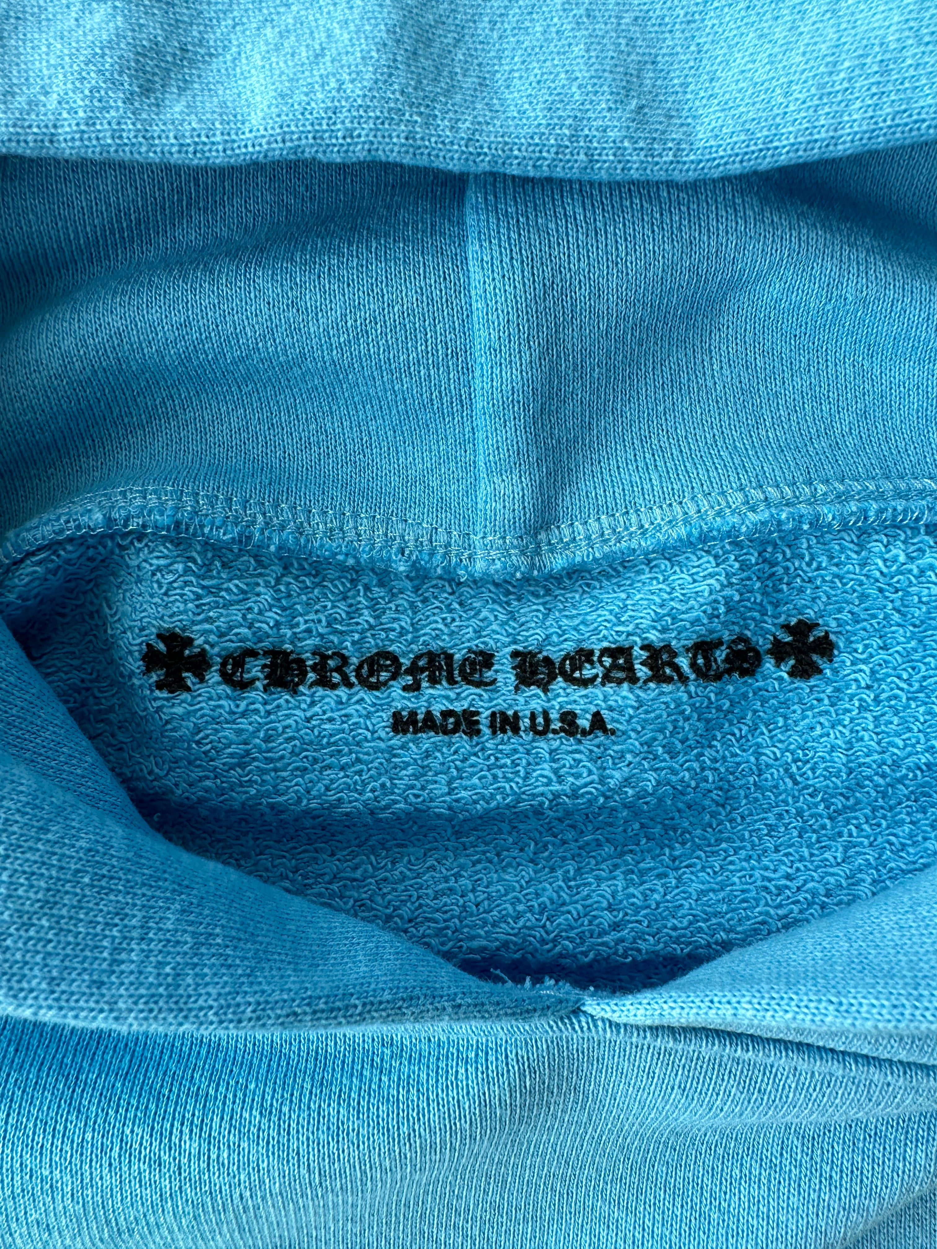 Chrome Hearts Matty Boy Blue Hoodie for Men - Premium Streetwear Fashion Hooded Sweatshirt - Perfect for Casual Wear, Street Style & Urban Outfits