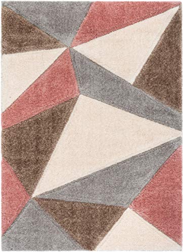 Triangles Grey Blush