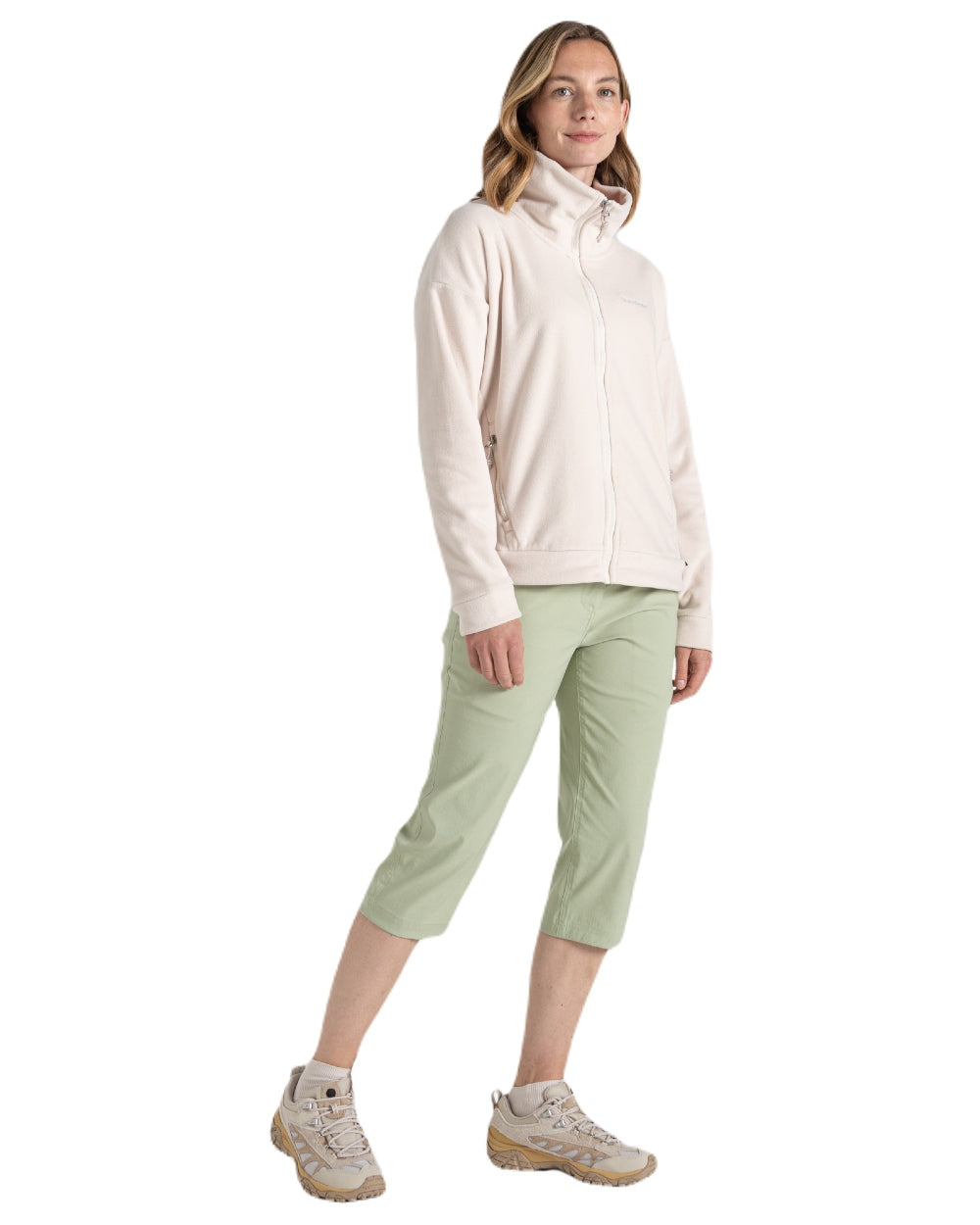 Craghoppers Kiwi Pro Crop II Trousers - Women's Outdoor Hiking Pants with UPF 50+ Sun Protection & Quick-Dry Fabric - Perfect for Hiking, Travel & Adventure Activities