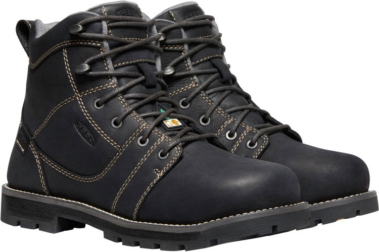 Keen Seattle Women's Size 6 Waterproof Steel Toe Work Boots - OSHA Approved Safety Shoes for Construction, Warehouse & Outdoor Work (Model 1022104)