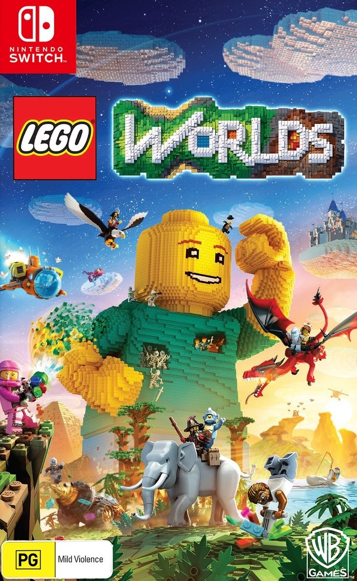 LEGO Worlds - Nintendo Switch Game | Open-World Sandbox Adventure for Kids & Adults | Perfect for Family Game Nights & Travel Entertainment