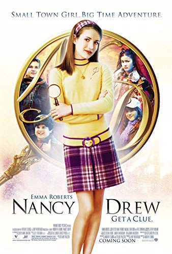 NANCY DREW (2007) Original Authentic Movie Poster 27x40 Inches - Double-Sided Collectible Featuring Emma Roberts, Josh Flitter, Max Thieriot & Rachael Leigh Cook - Perfect for Movie Memorabilia Collections & Home Theater Decor