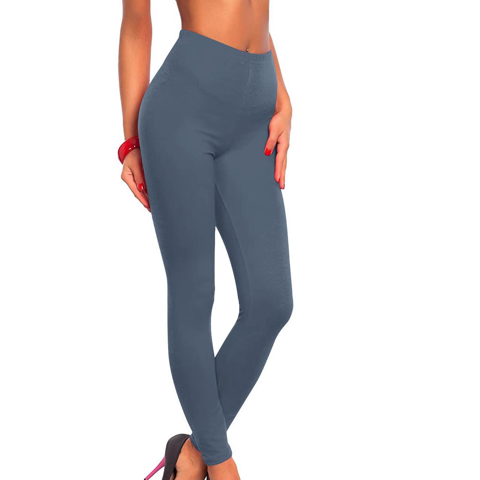 High-Waisted Yoga Pants for Women - Full Length Workout Leggings, Soft & Comfortable Activewear for Gym, Running & Lounge Wear - Plus Size Available
